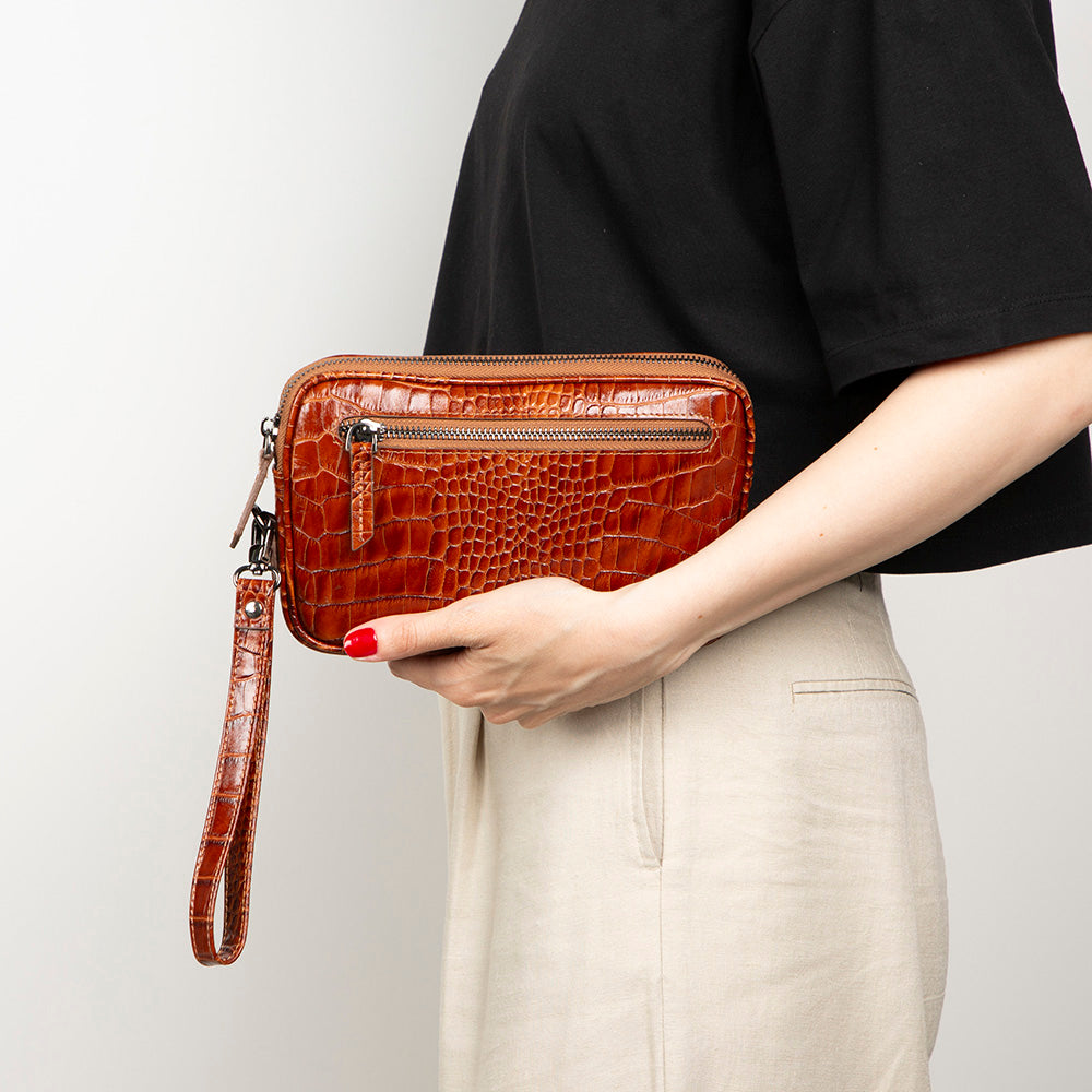 Noma Genuine Leather Clutch Bag