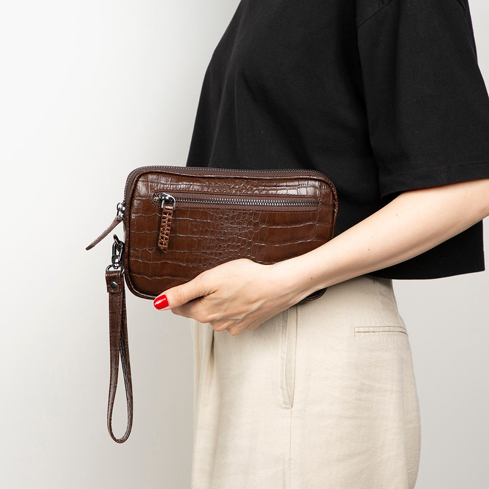 Noma Genuine Leather Clutch Bag