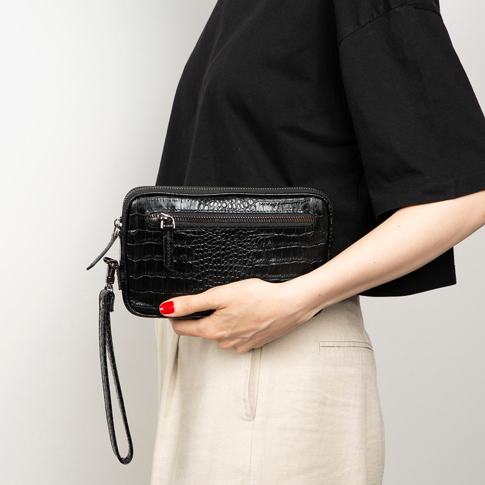 Noma Genuine Leather Clutch Bag