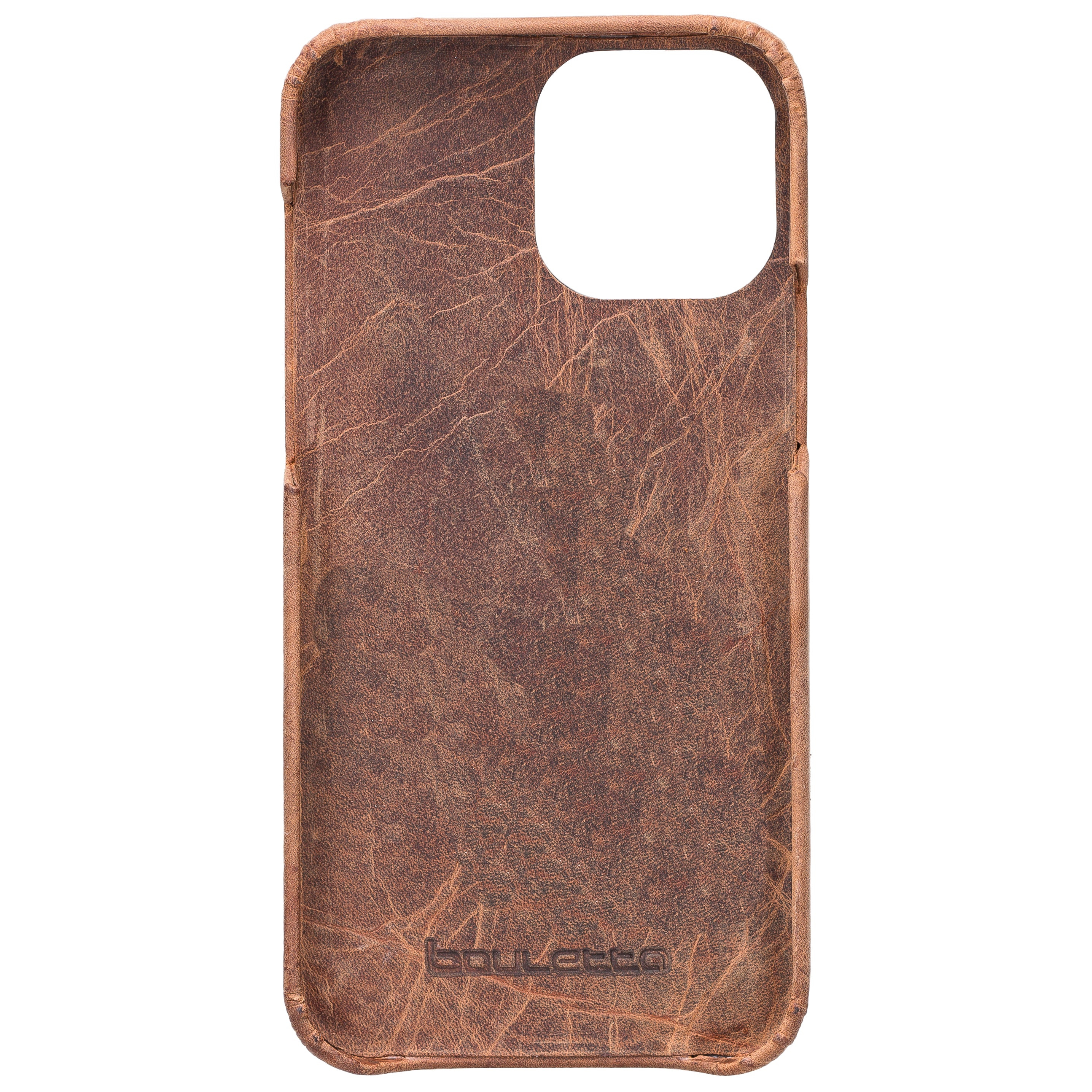 Coque arrière intégrale en cuir véritable pour iPhone 13 série F360