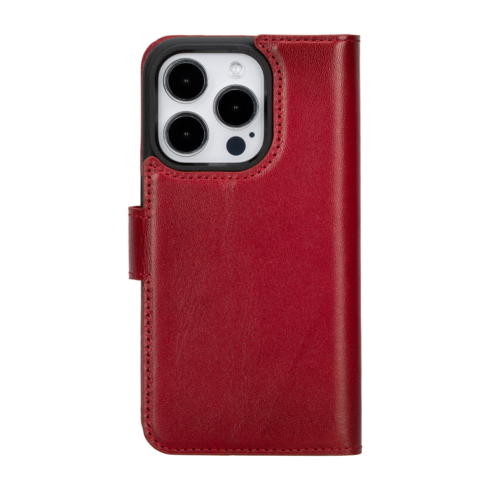 Étui portefeuille amovible en cuir pour iPhone 17 Pro Max