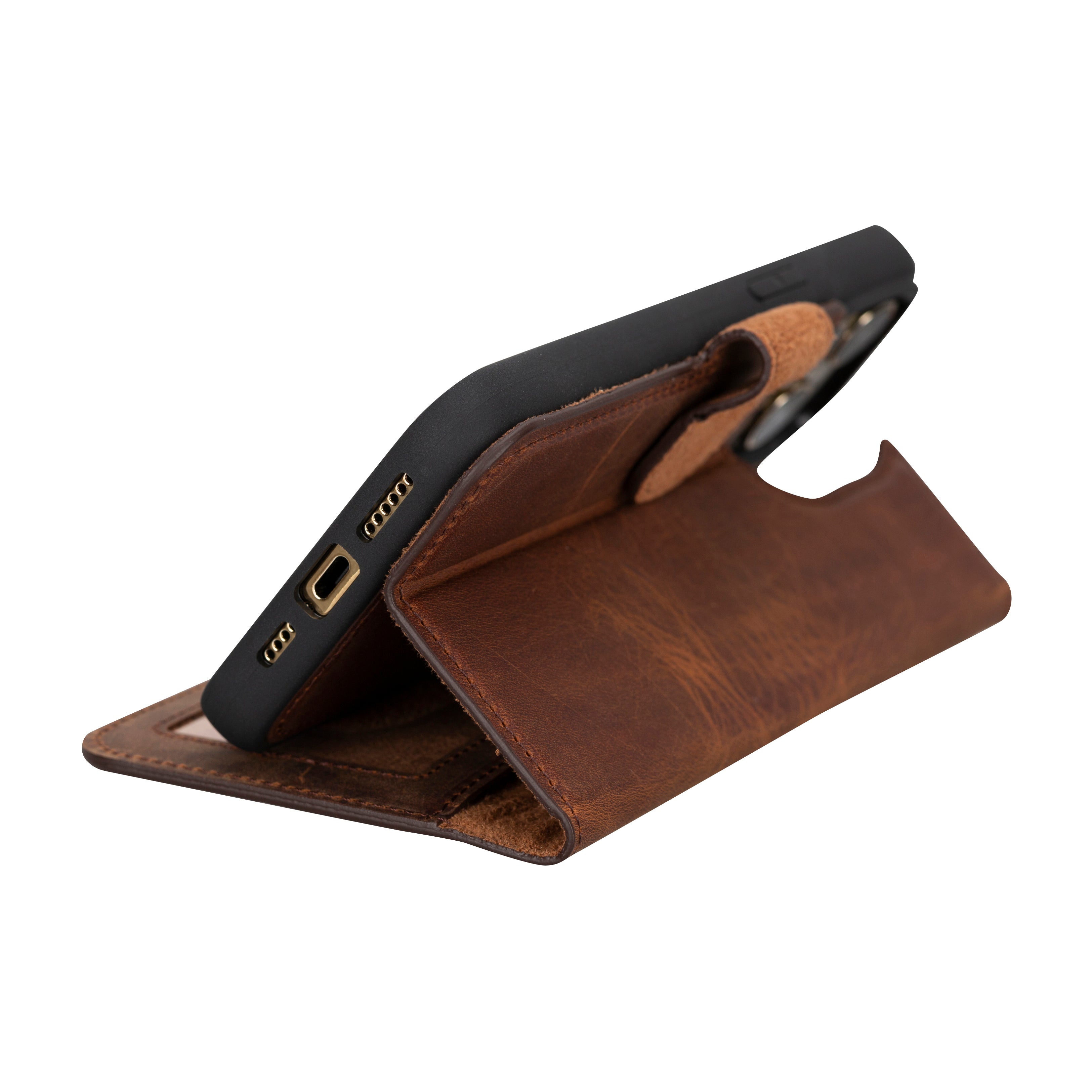 Étui portefeuille amovible en cuir pour iPhone 17 Pro Max