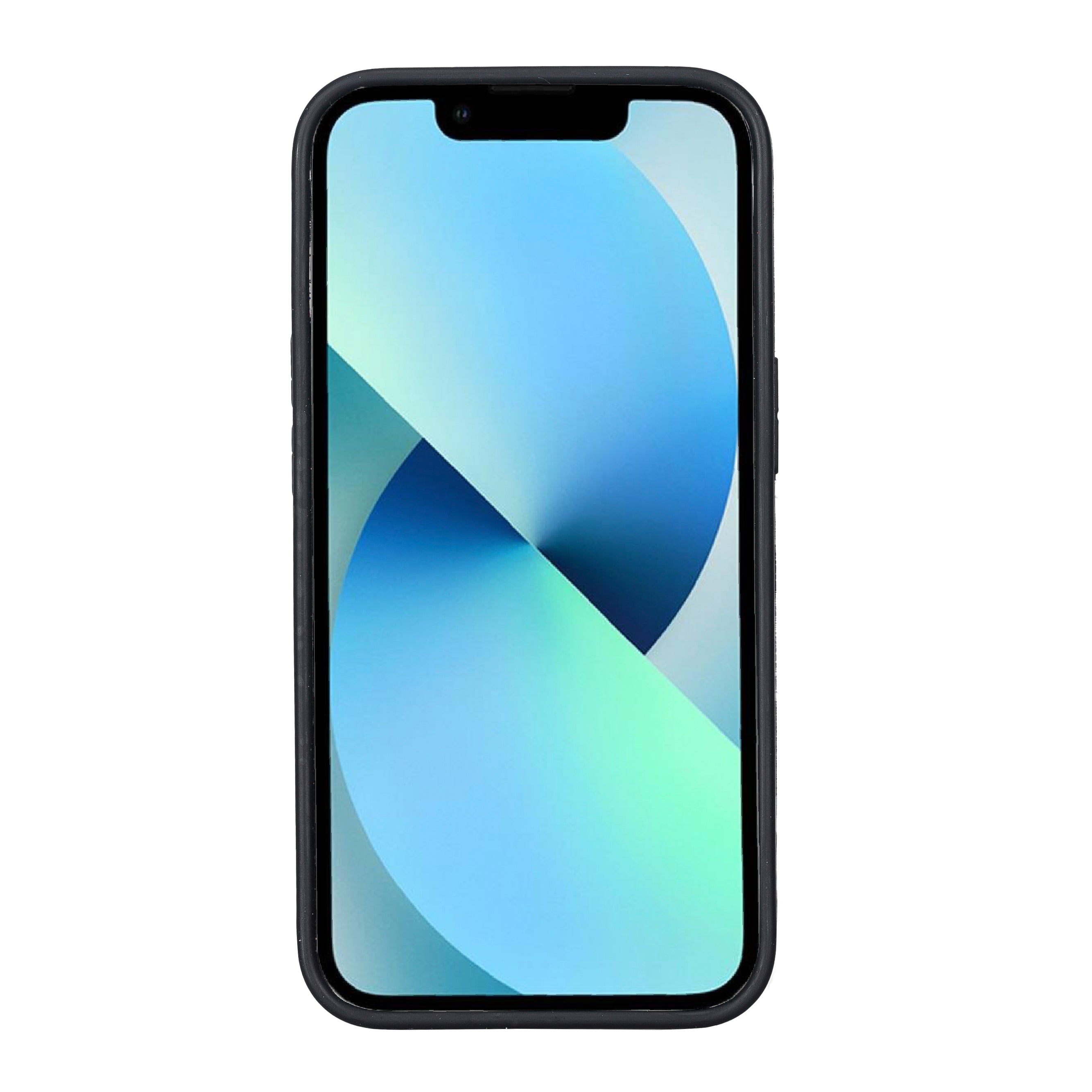 Coque arrière flexible en cuir véritable pour iPhone 13 Series