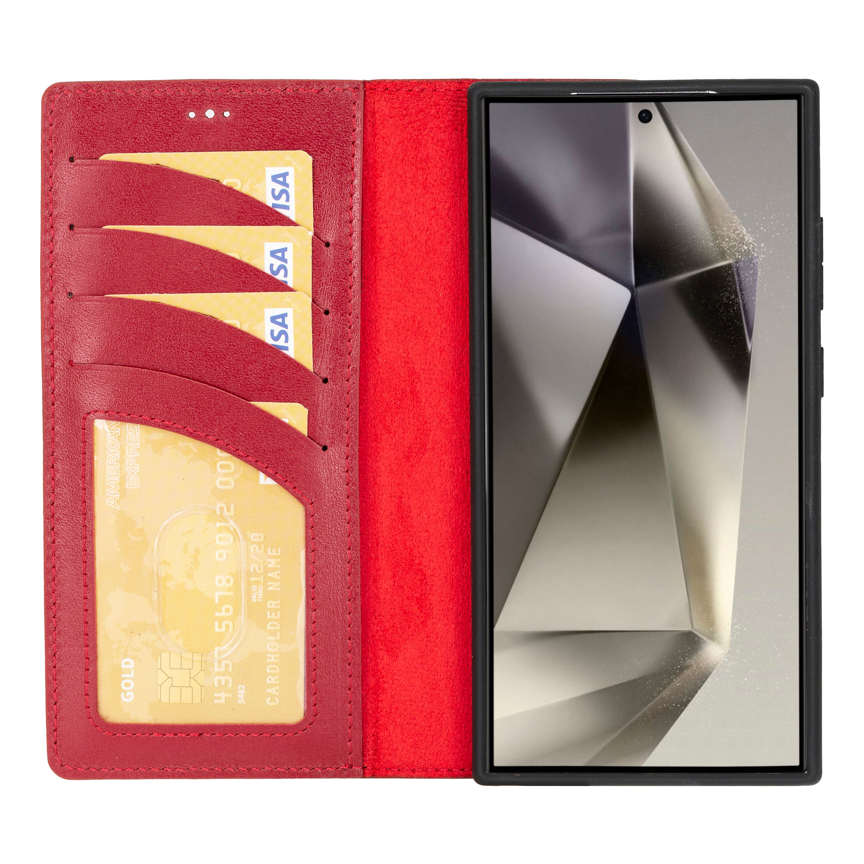 Samsung Galaxy S24 (6.2") Leather Detachable Wallet Case