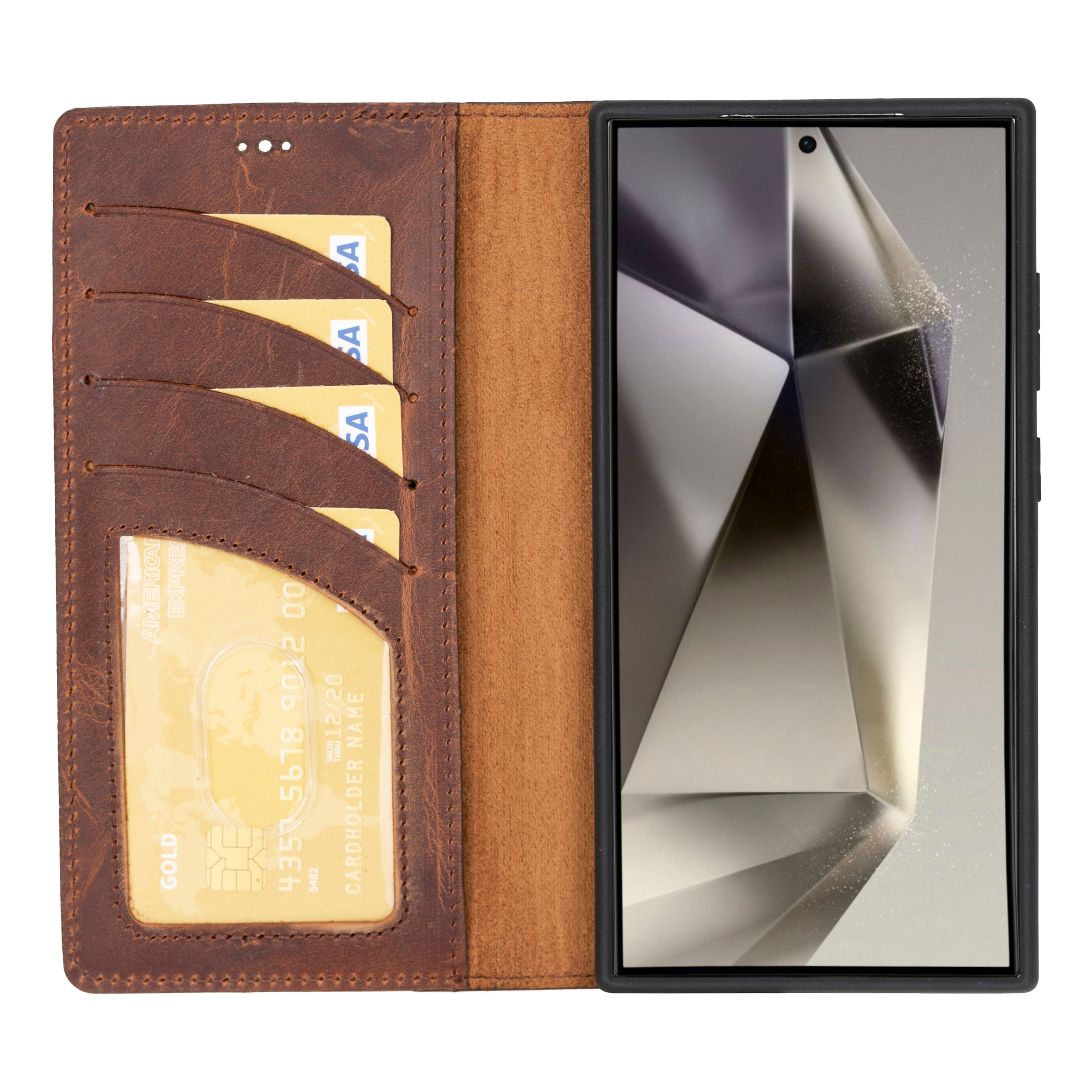 Samsung Galaxy S24 (6.2") Leather Detachable Wallet Case