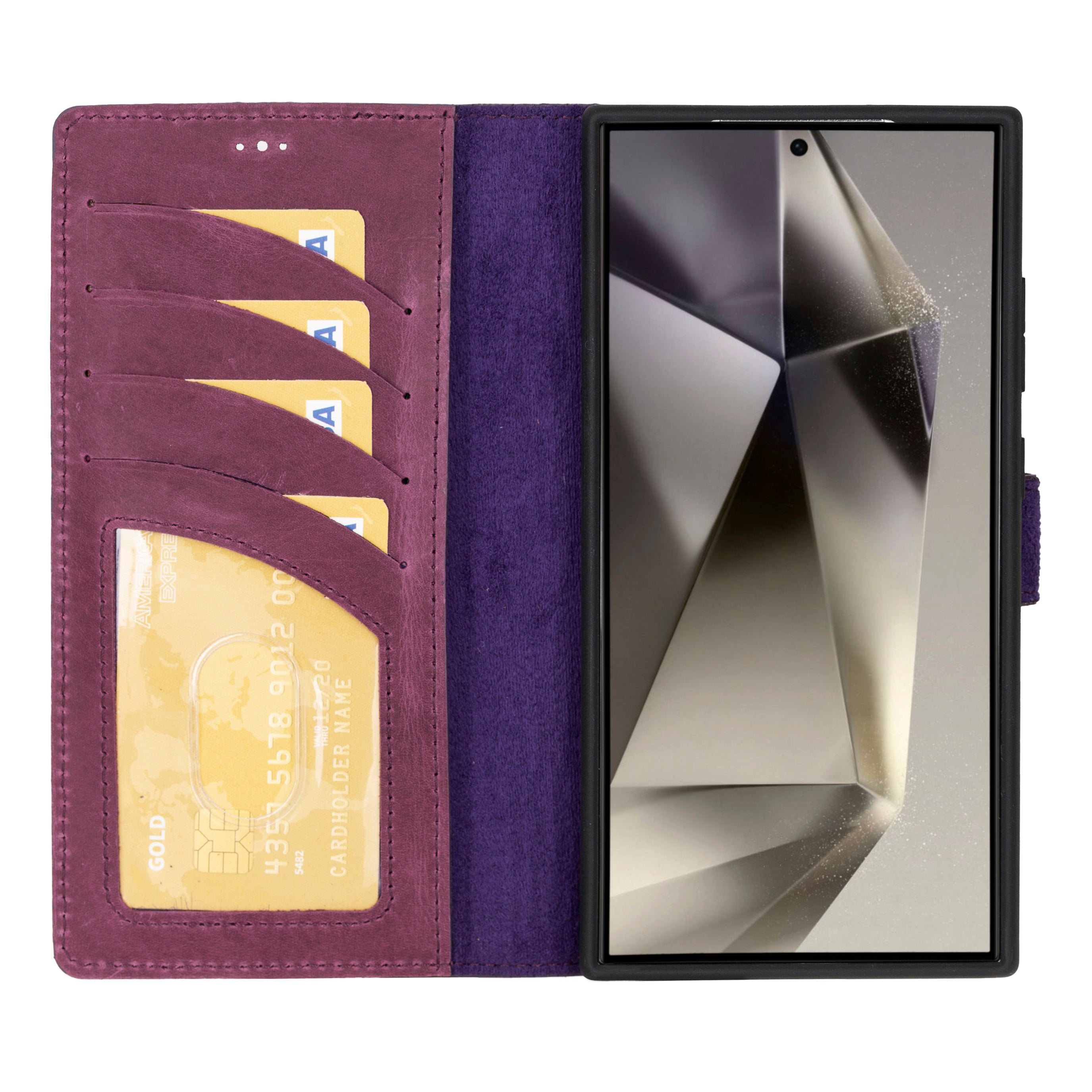Samsung Galaxy S24 (6.2") Leather Detachable Wallet Case