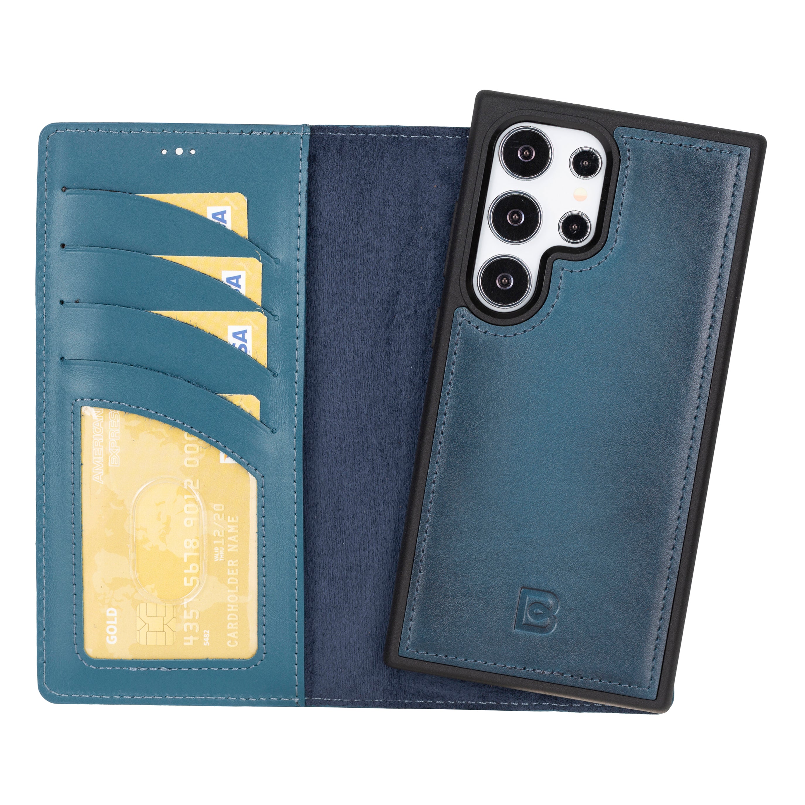 Samsung Galaxy S24 (6.2") Leather Detachable Wallet Case