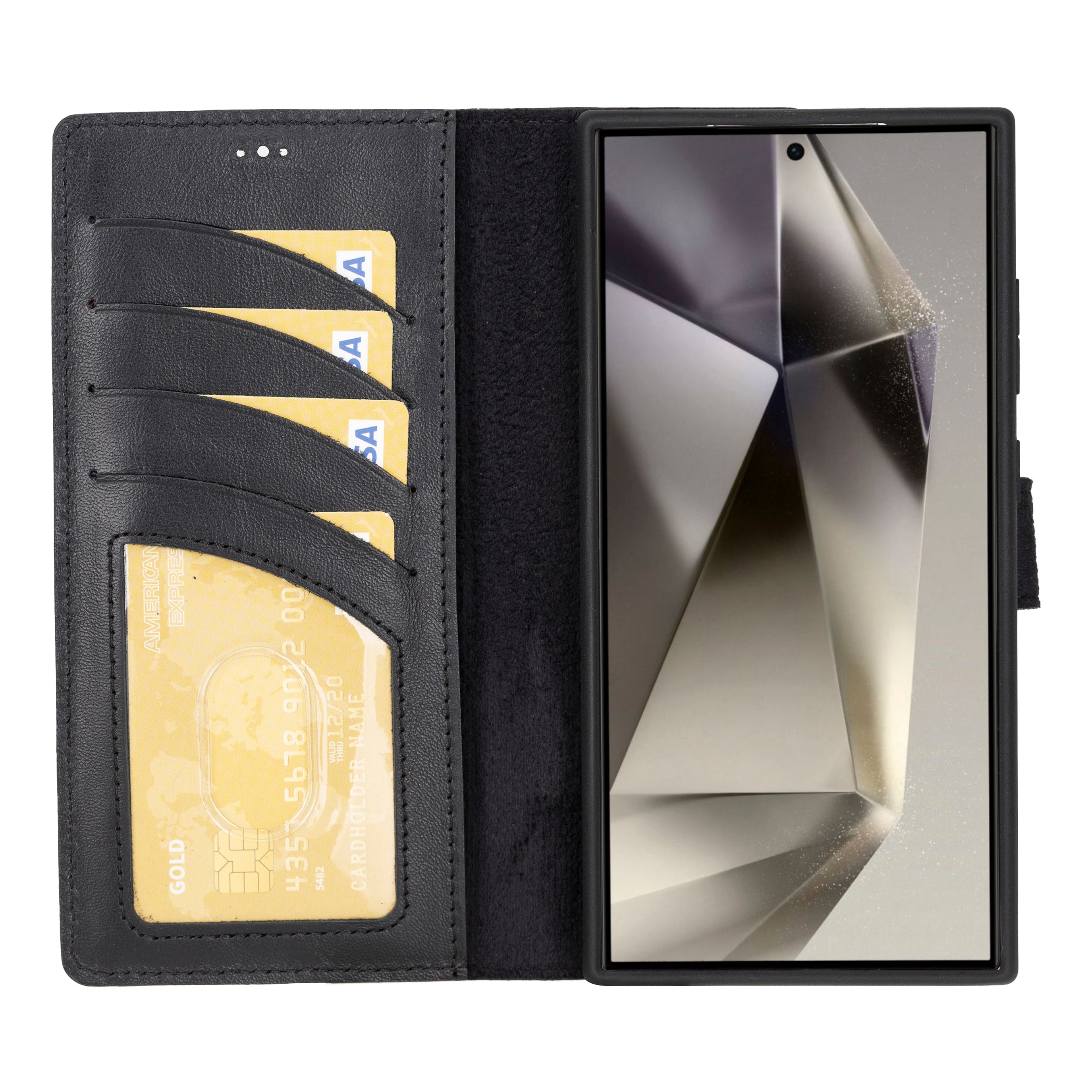 Samsung Galaxy S24 (6.2") Leather Detachable Wallet Case