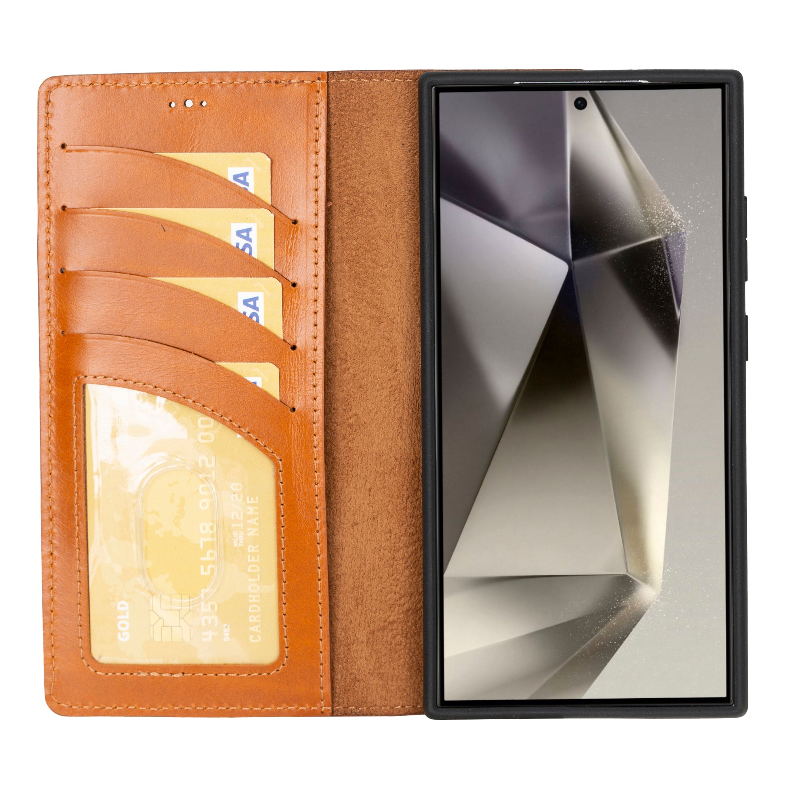 Samsung Galaxy S24 (6.2") Leather Detachable Wallet Case