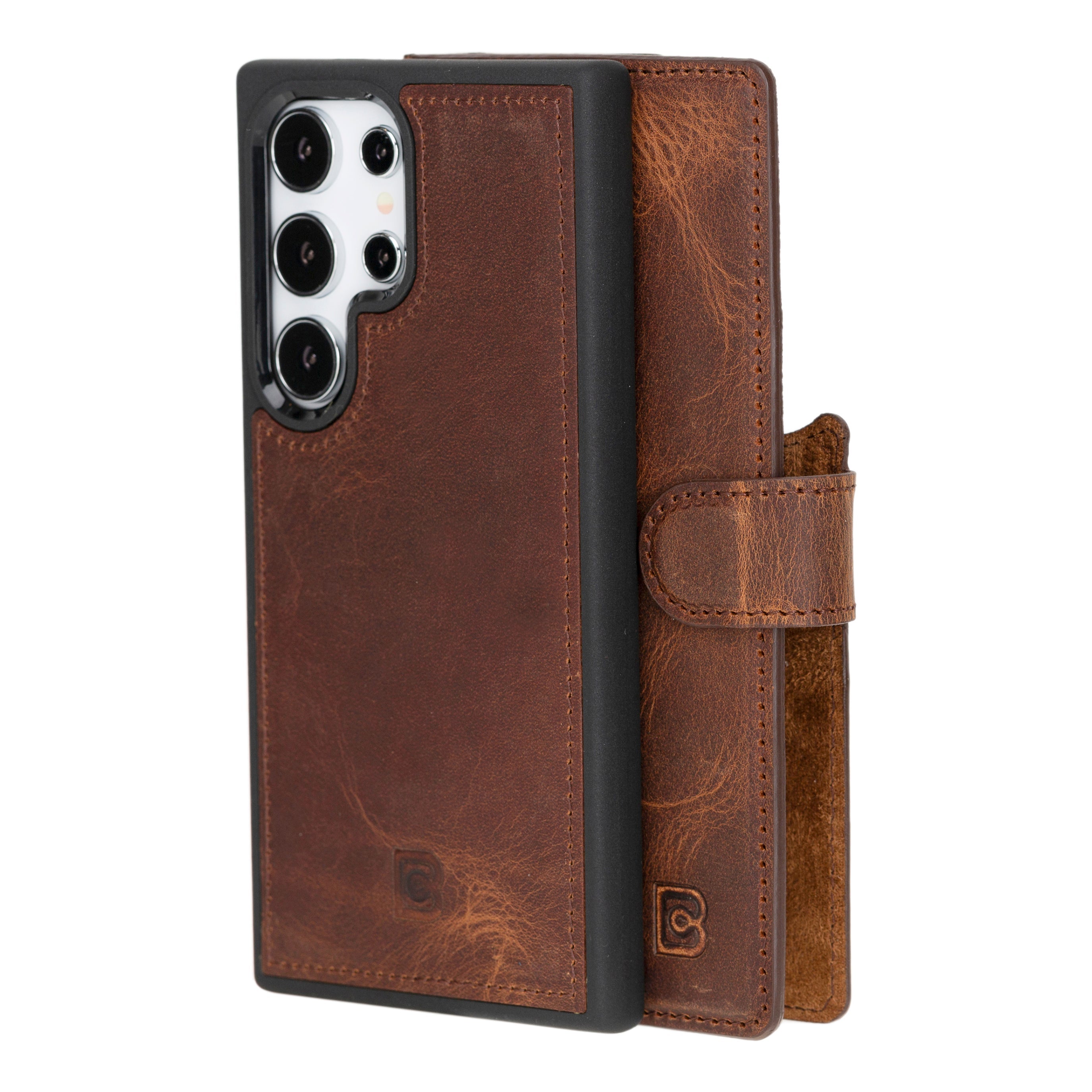 Samsung Galaxy S24 (6.2") Leather Detachable Wallet Case