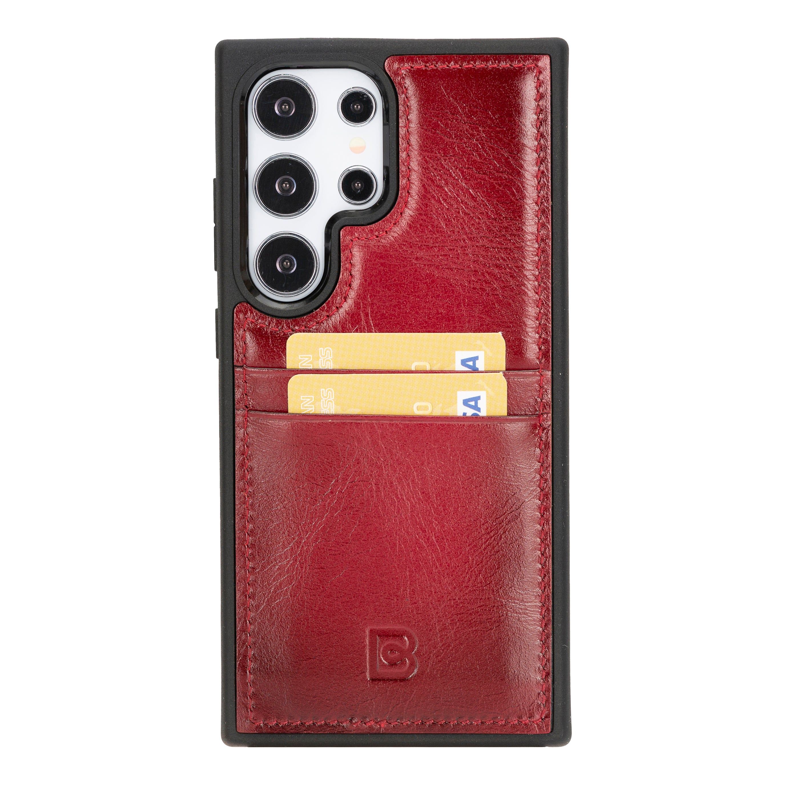 Samsung Galaxy S23 Series Genuine Leather Case with Card Holder