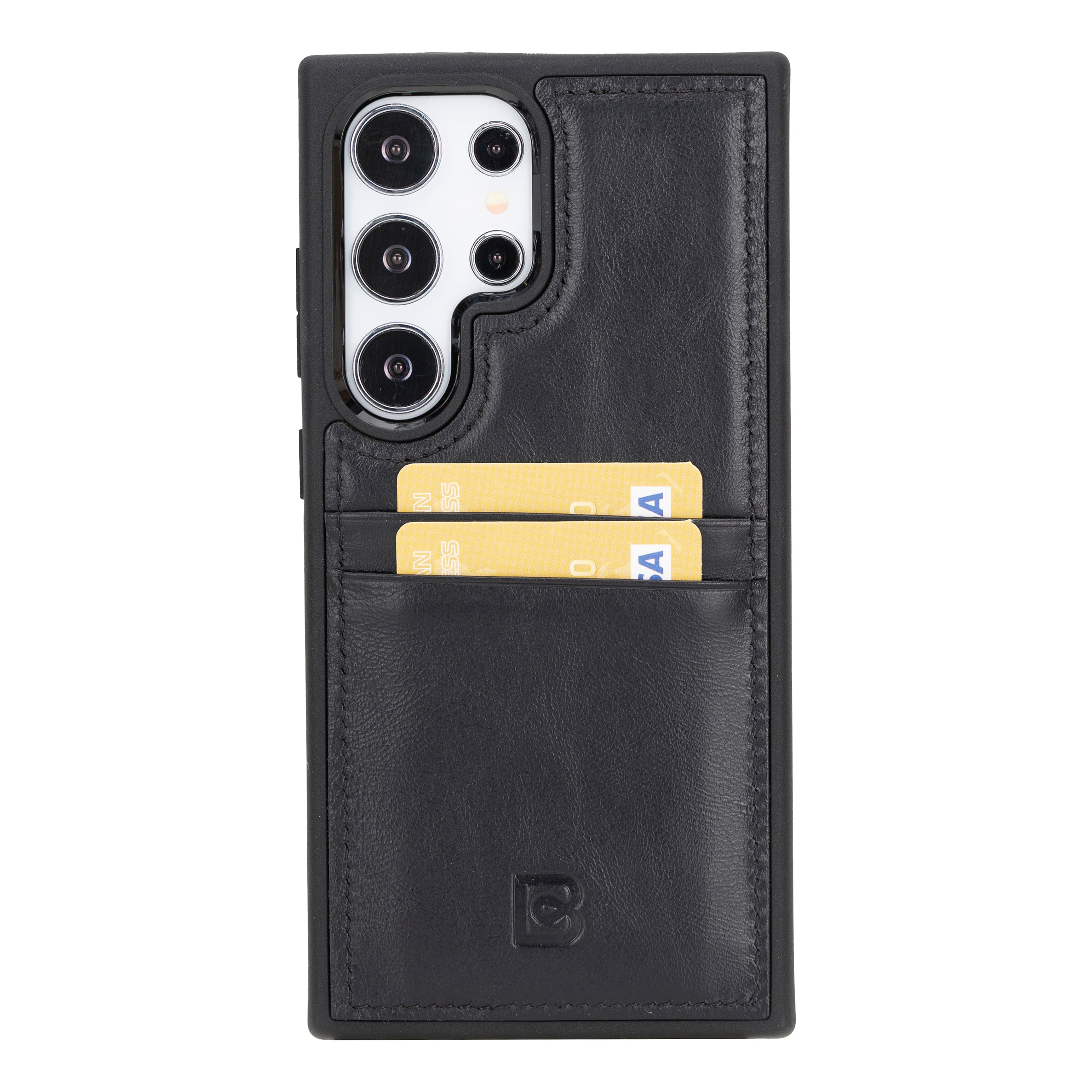 Coque arrière en cuir Felix Galaxy S24 Plus (6,7") avec porte-cartes