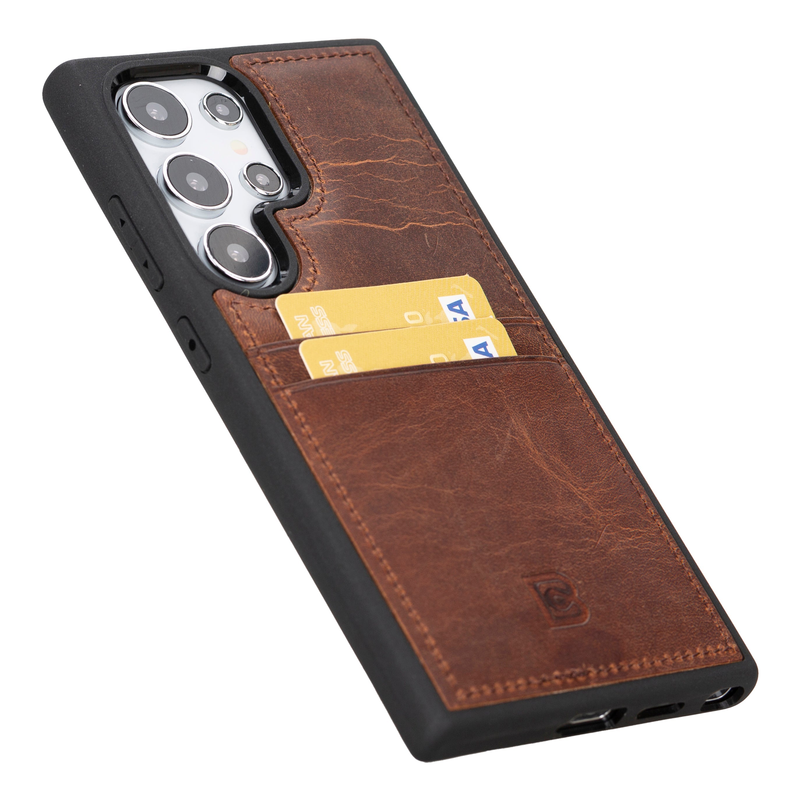 Samsung Galaxy S25 Ultra (6.9") Flex Cover Leather Case with Card Holder
