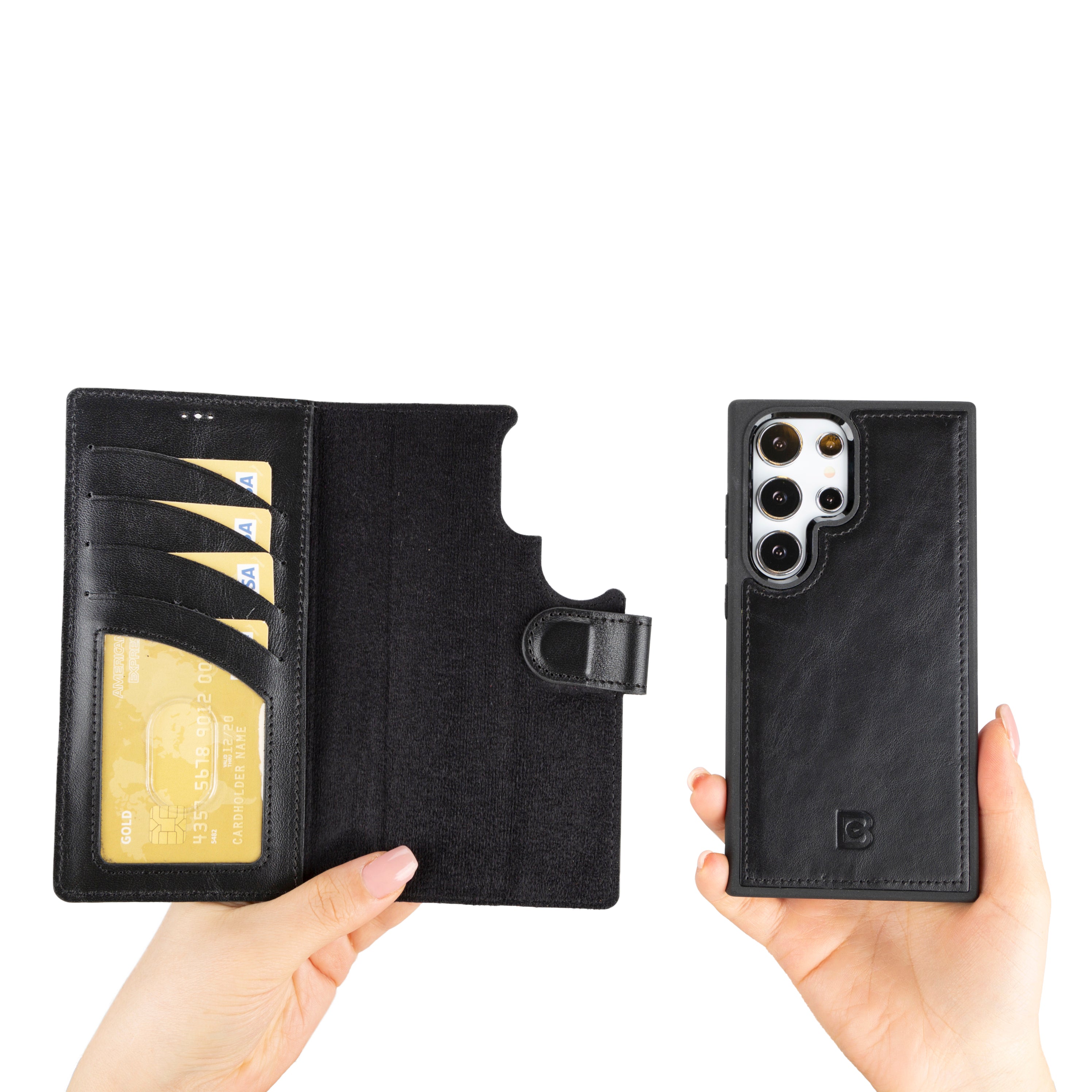 Samsung Galaxy S24 (6.2") Leather Detachable Wallet Case