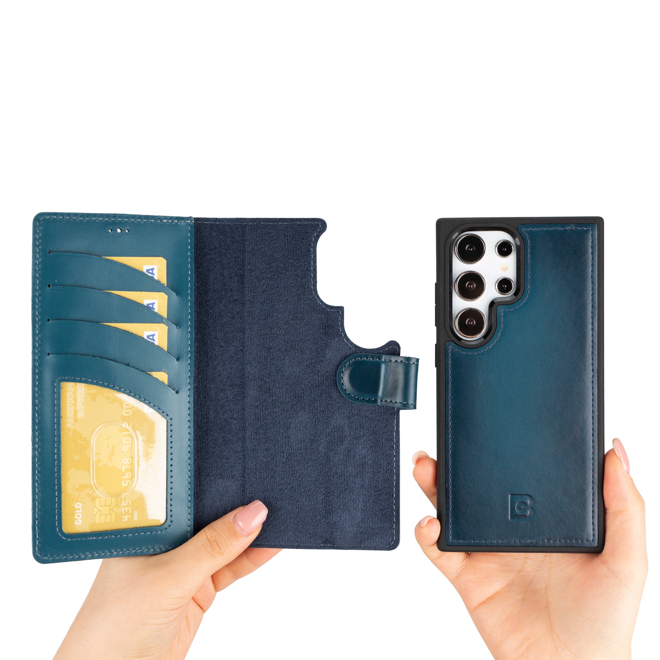 Samsung Galaxy S24 (6.2") Leather Detachable Wallet Case