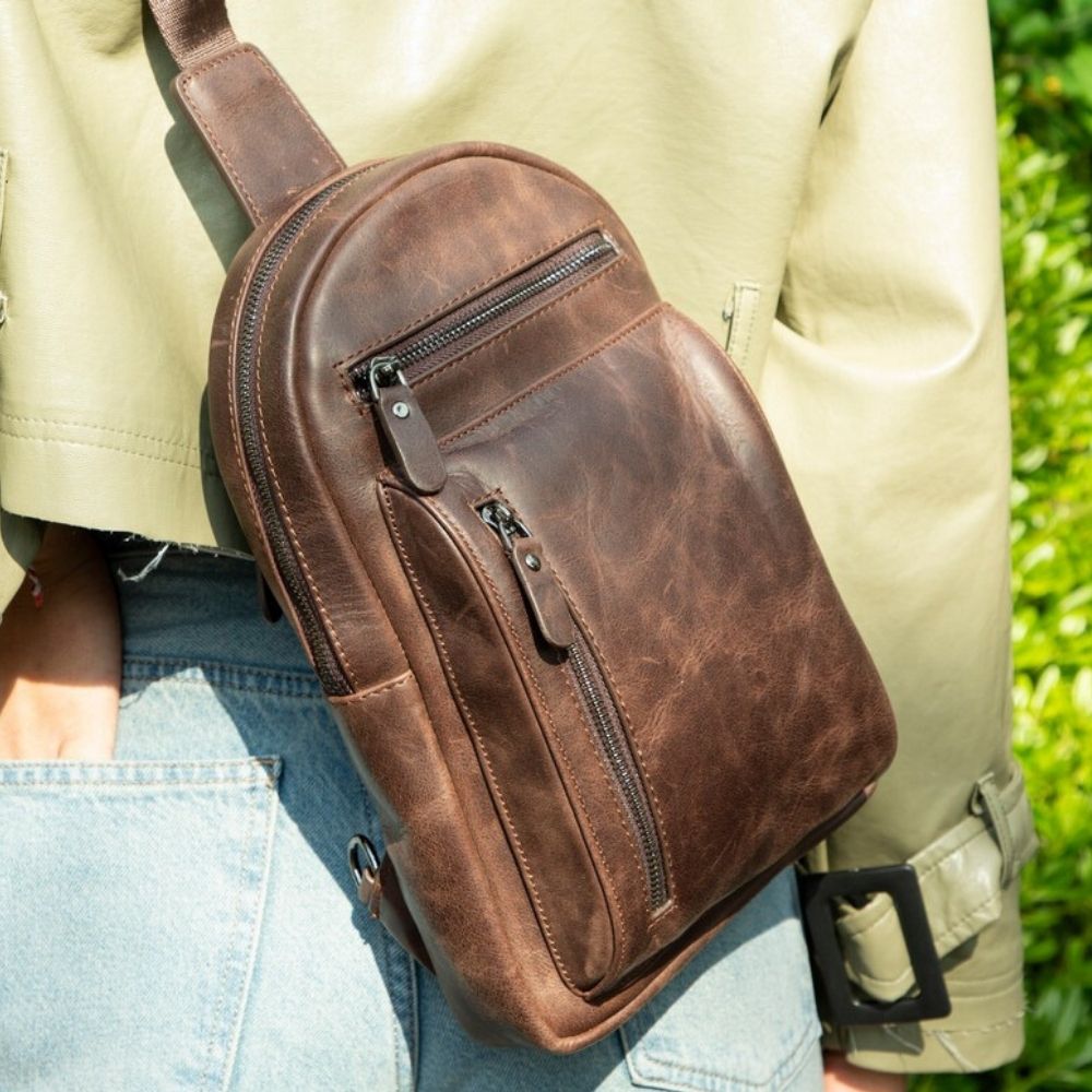 Sac bandoulière en cuir Blake
