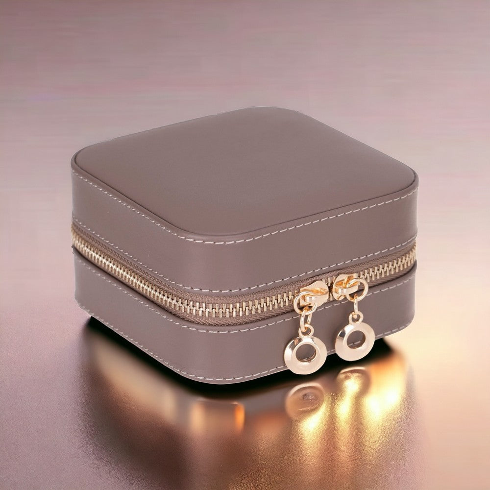 Amanda Genuine Leather Jewelry Box