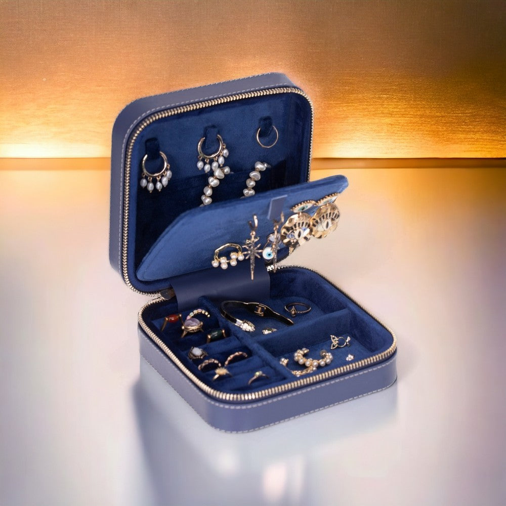 Amanda Genuine Leather Jewelry Box