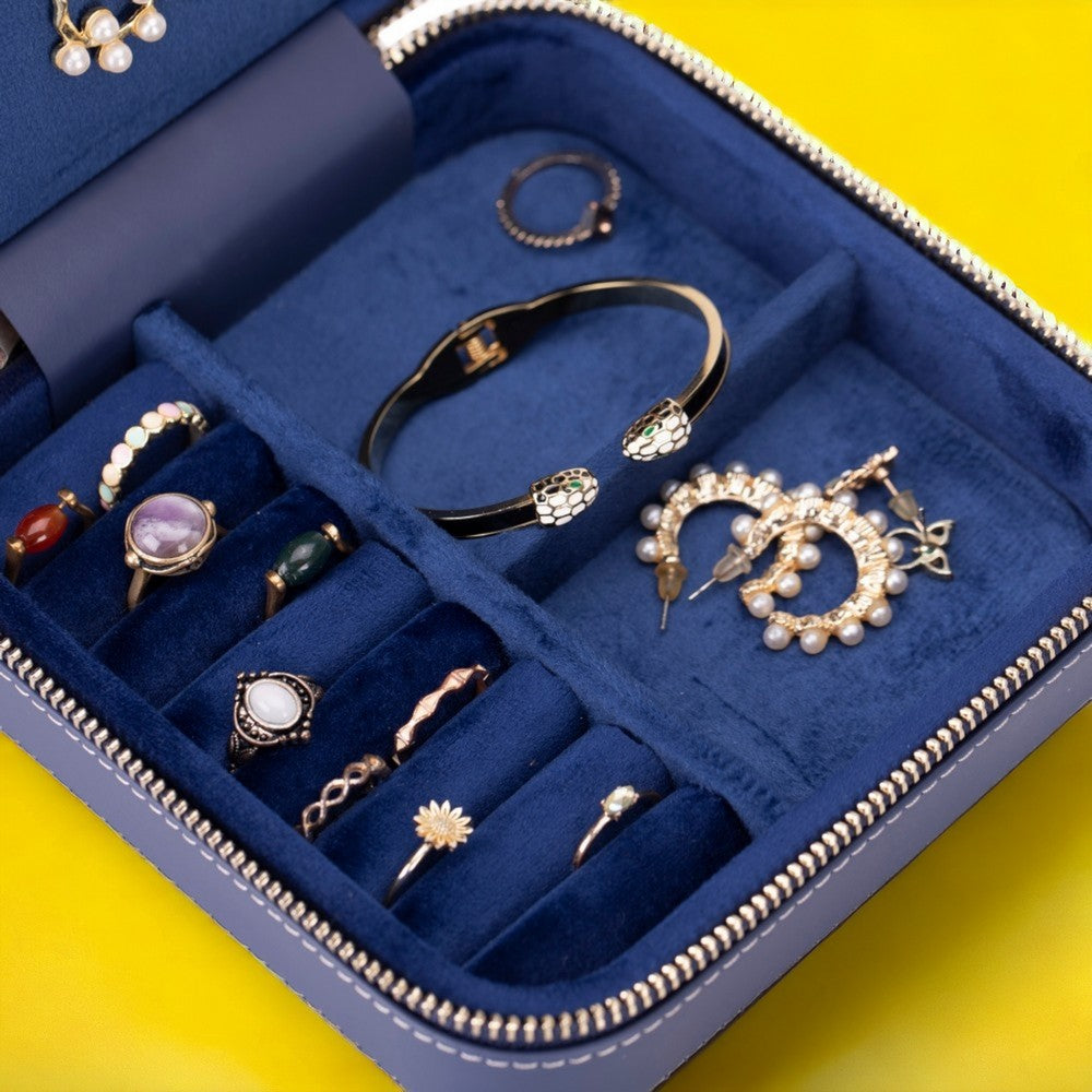 Amanda Genuine Leather Jewelry Box