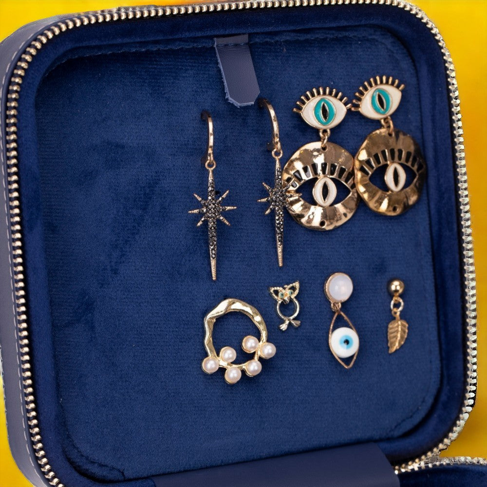 Amanda Genuine Leather Jewelry Box