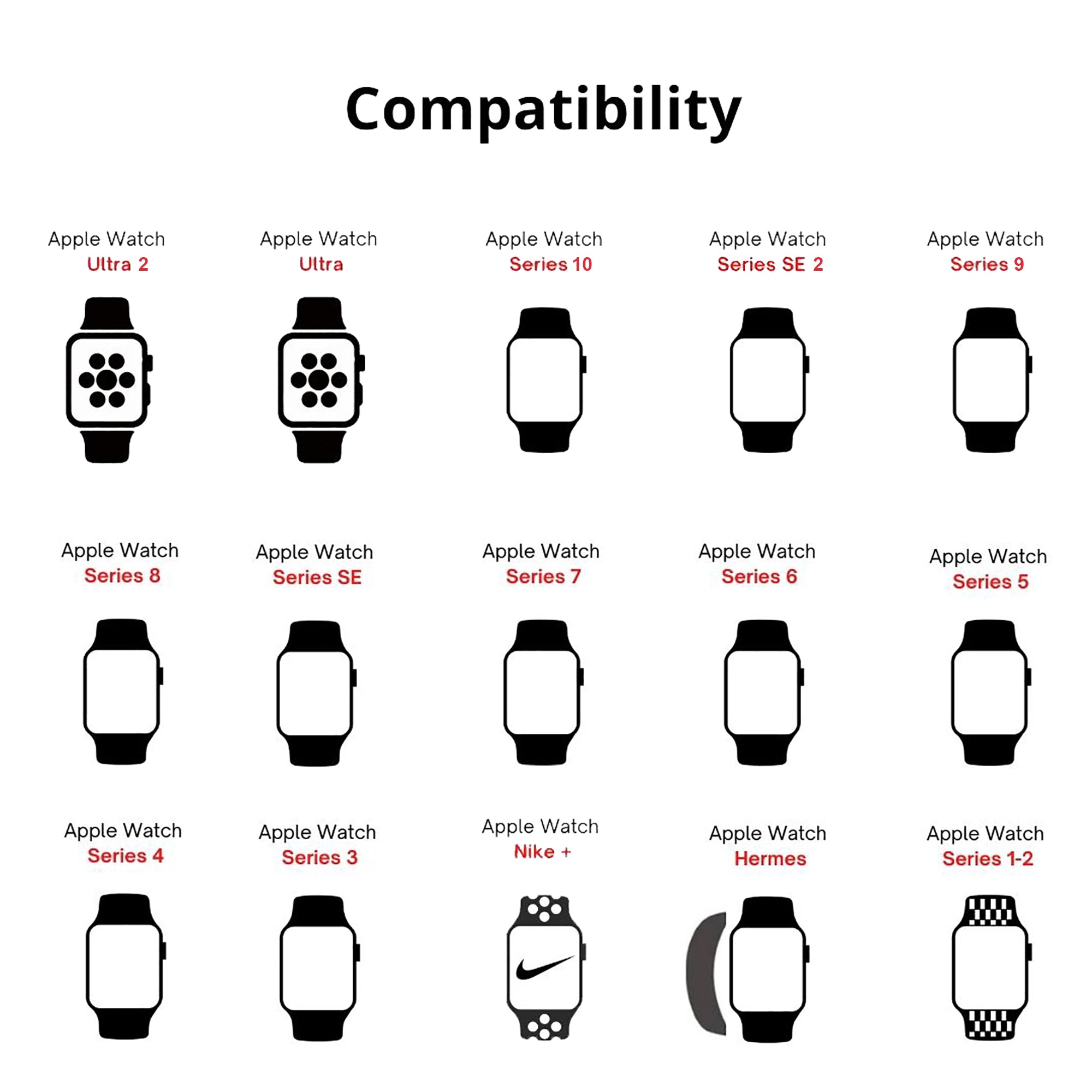 Drop Apple Watch Leather iWatch Band