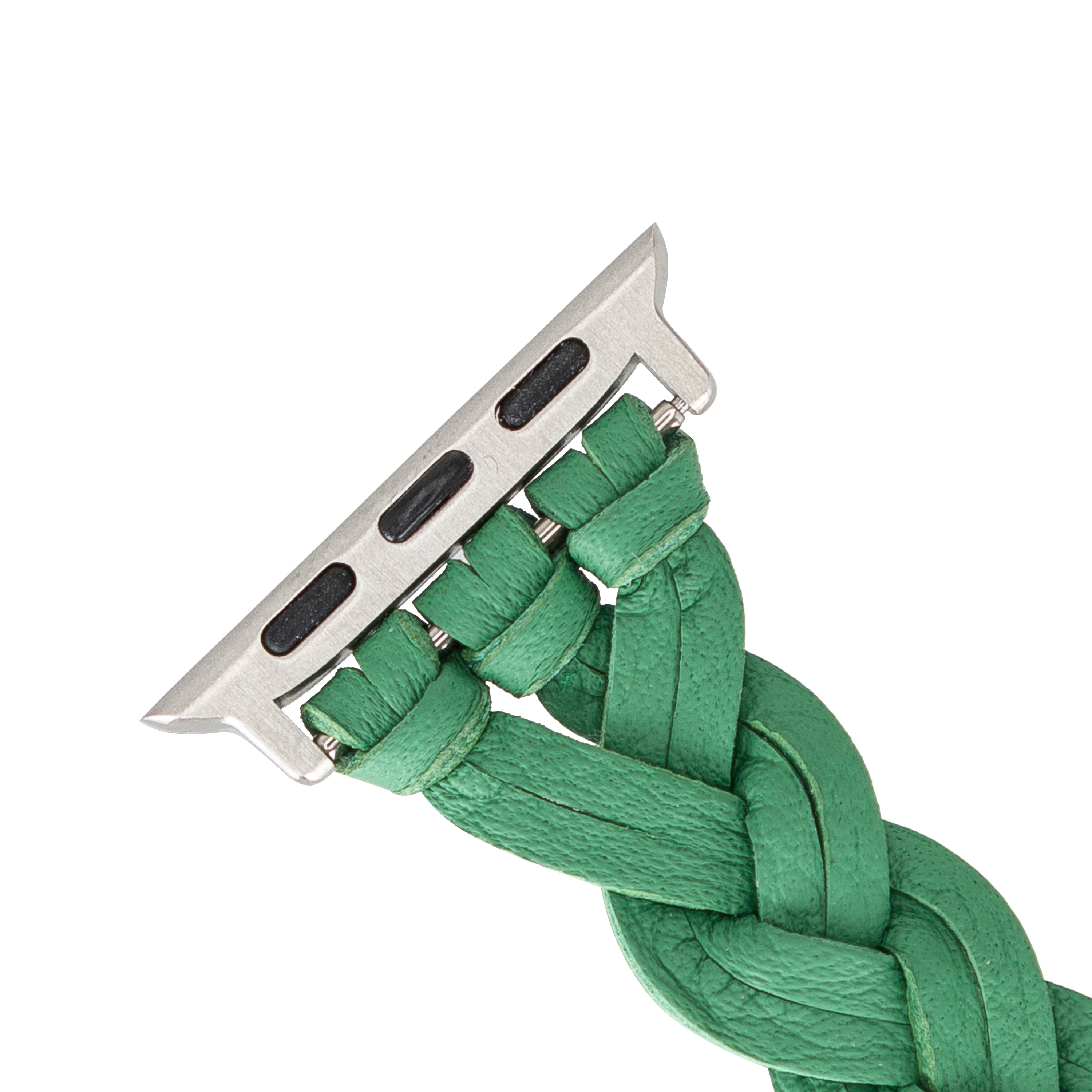 Braided Fitbit Genuine Leather Watch Band