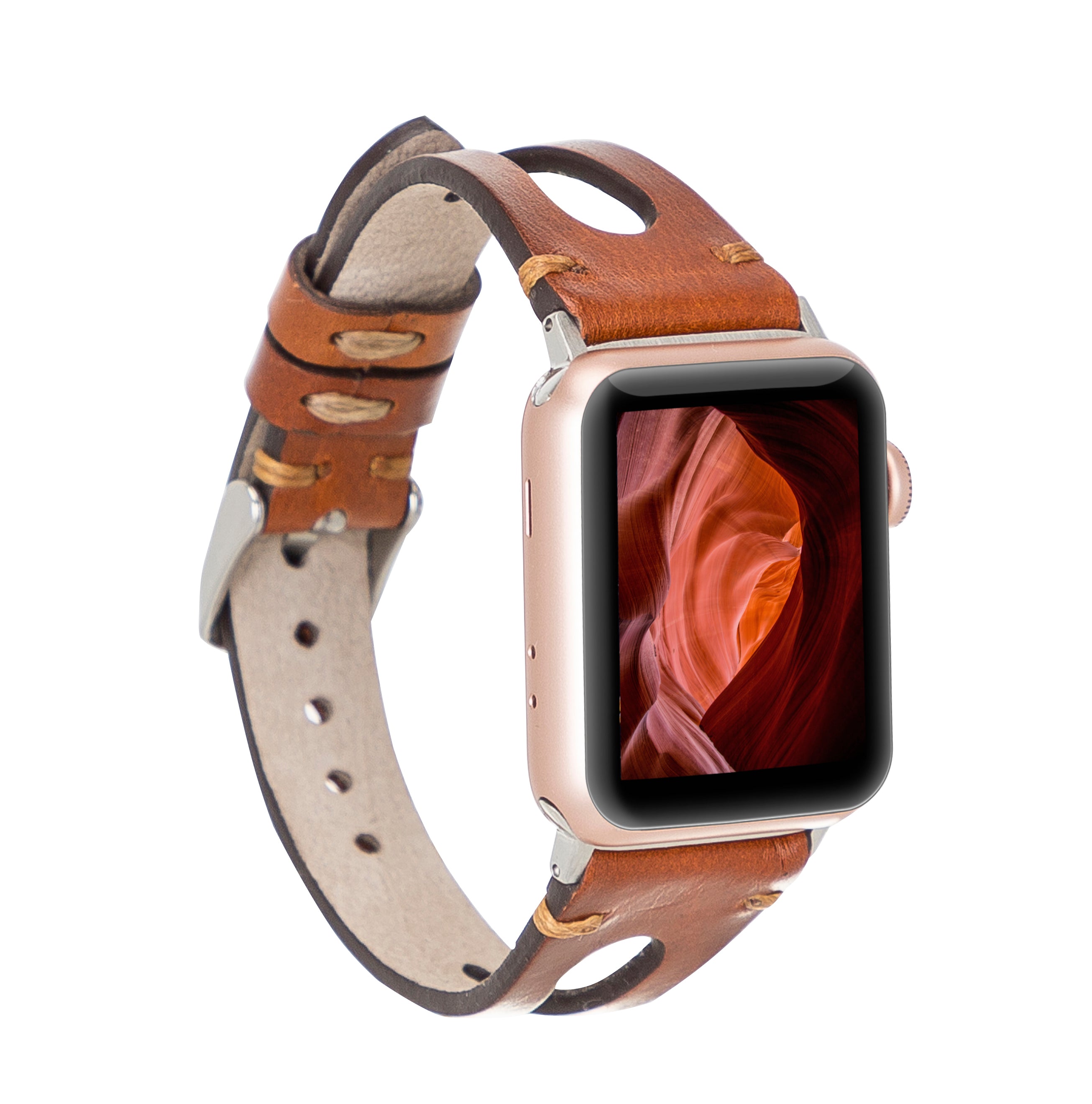 Eva Fitbit Genuine Leather Watch Band