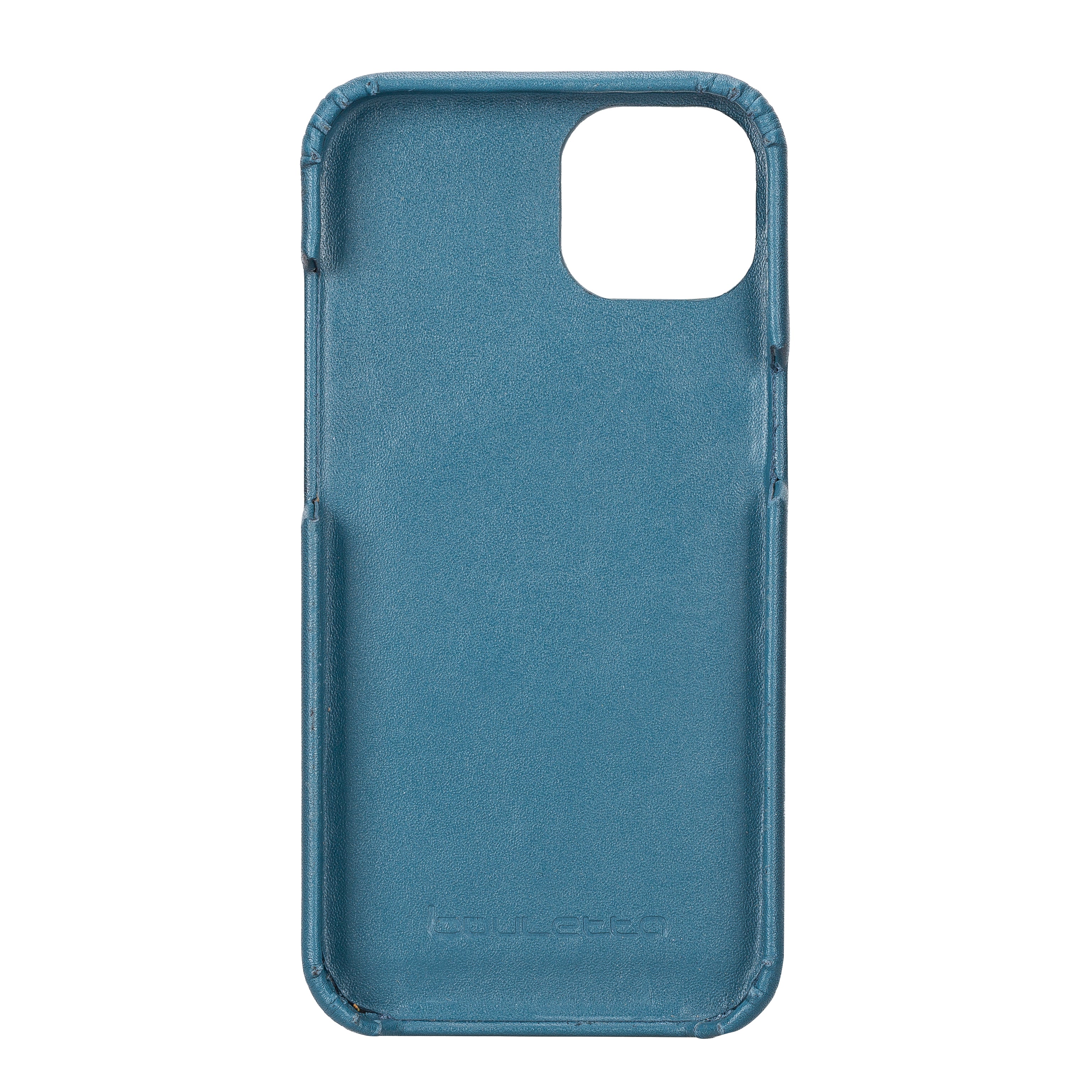 Coque arrière intégrale en cuir véritable pour iPhone 13 série F360