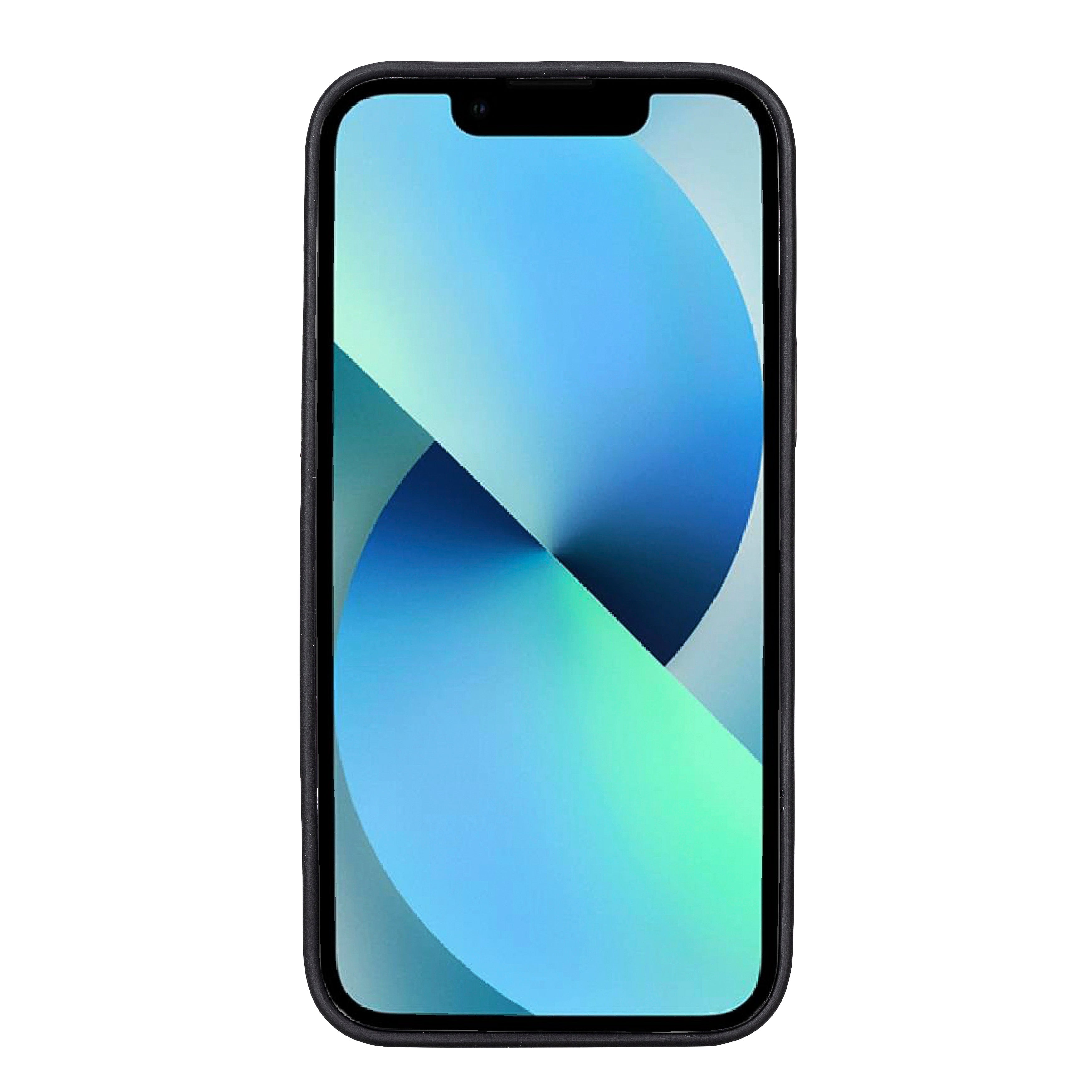 iPhone 11 Series Genuine Leather Flex Back Cover with Card Holder
