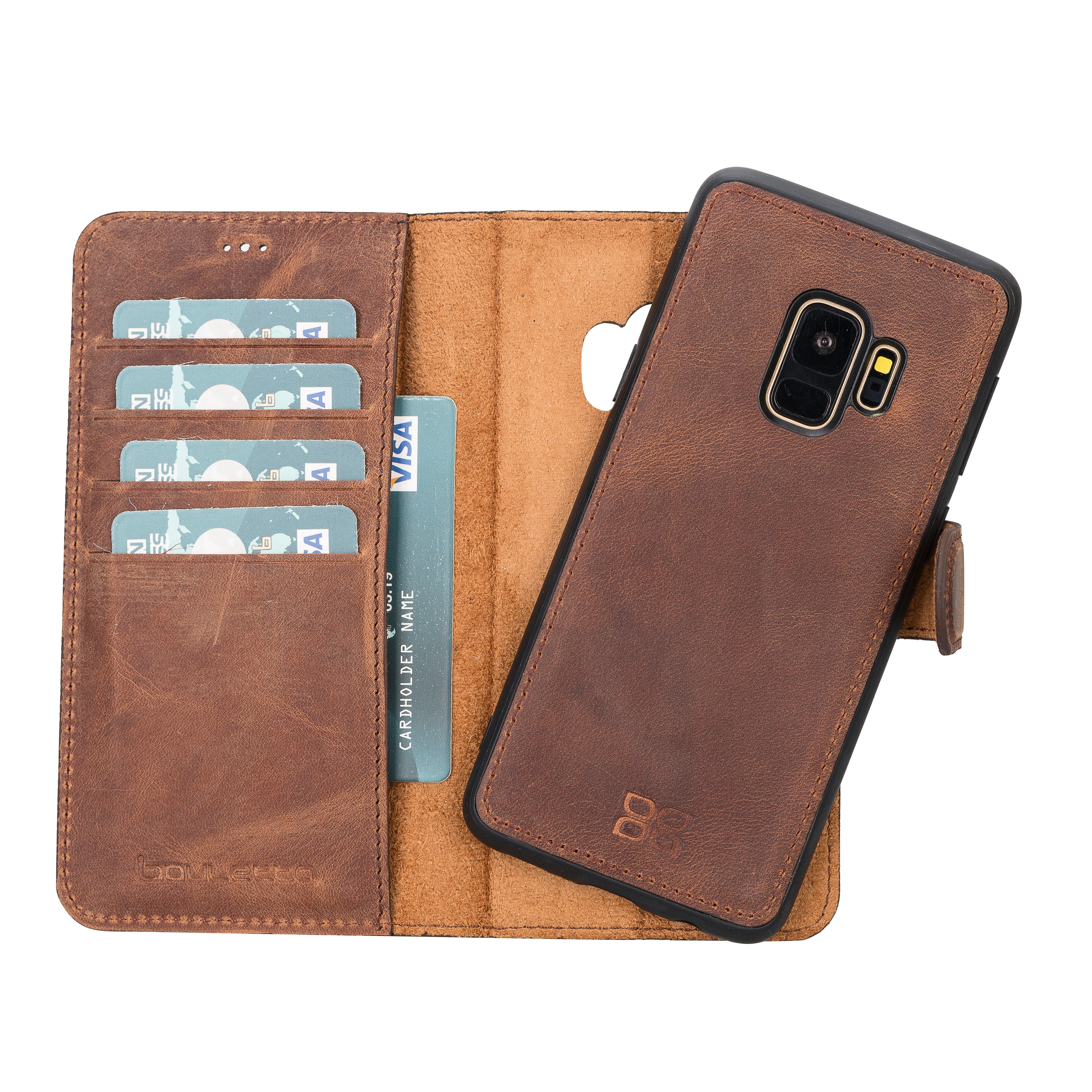 Samsung Galaxy S8 Series Genuine Leather Detachble Magic Wallet Case