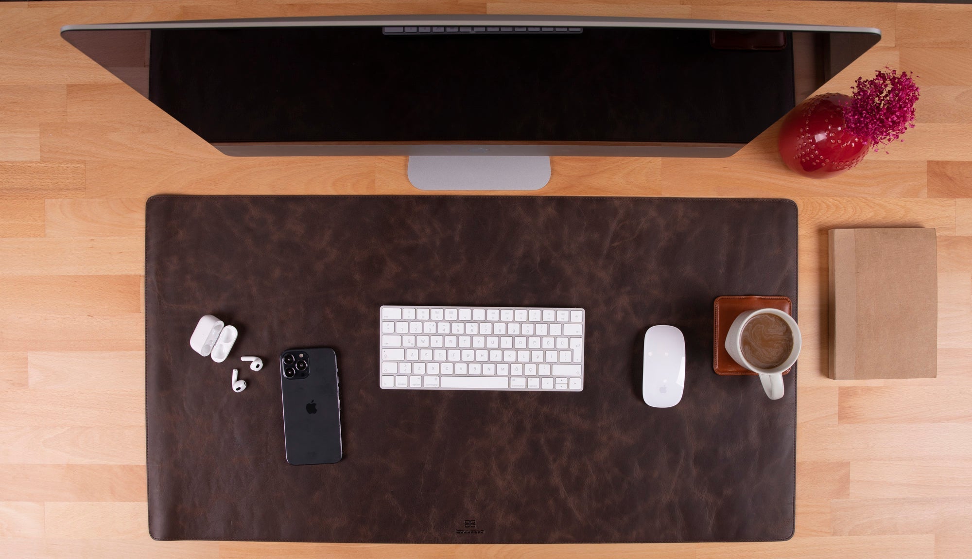 Axion Natural Leather Desk Mat