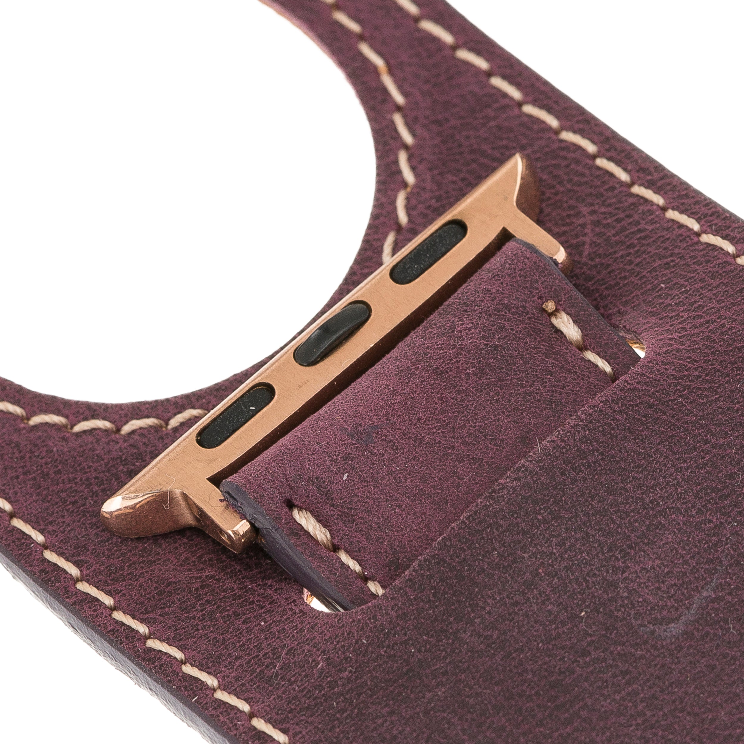 Purple Cuff Apple iWatch Genuine Leather Watch Band