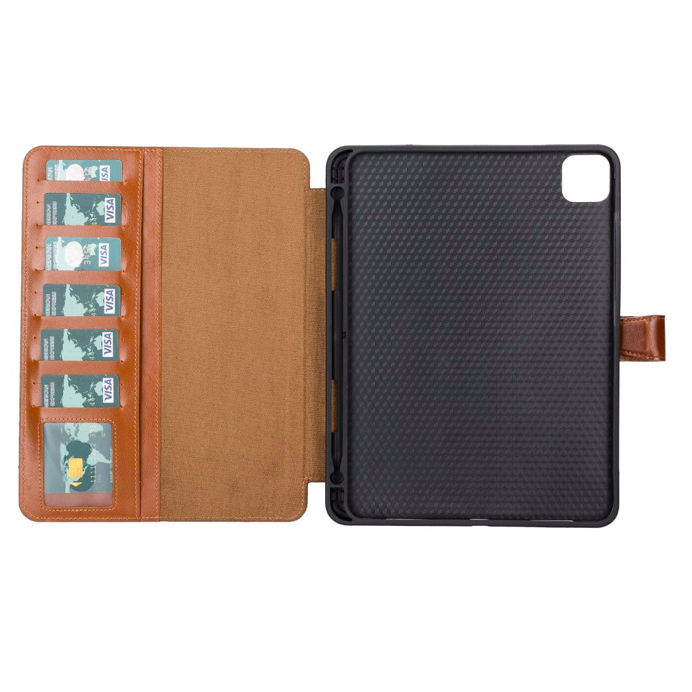 iPad Pro 11" case with Apple Pencil support and magnetic closure