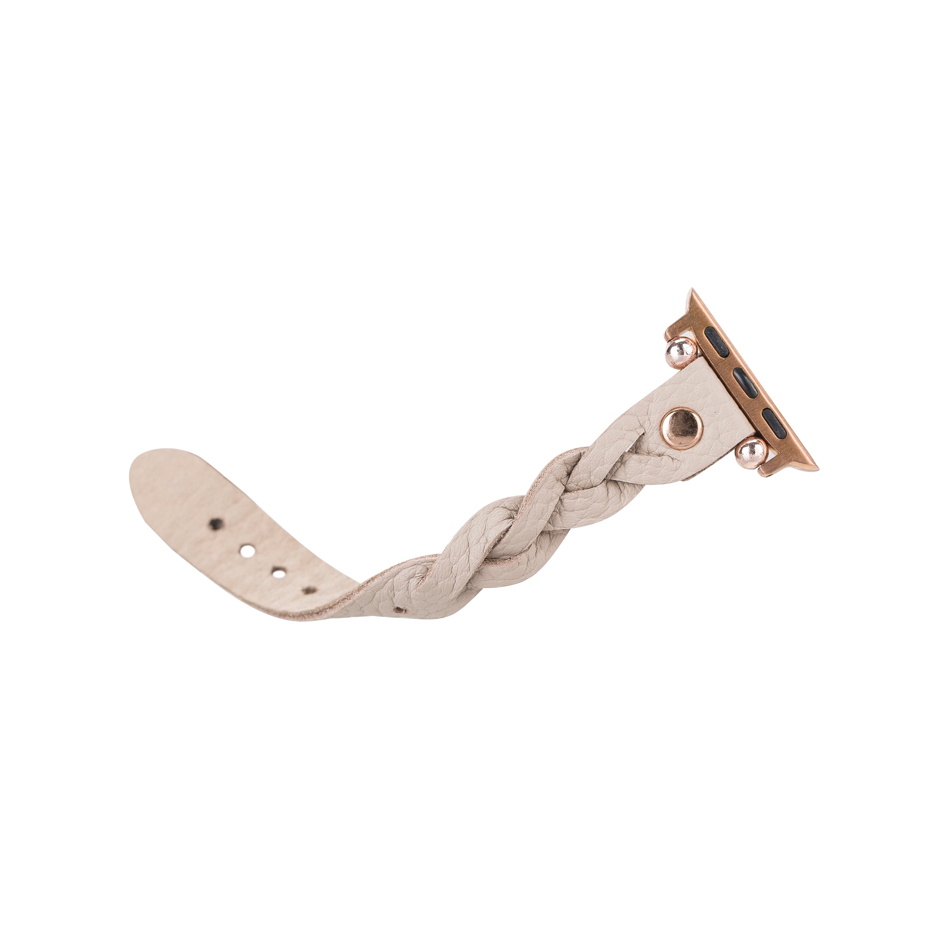 Wanda Braided Fitbit Genuine Leather Watch Band