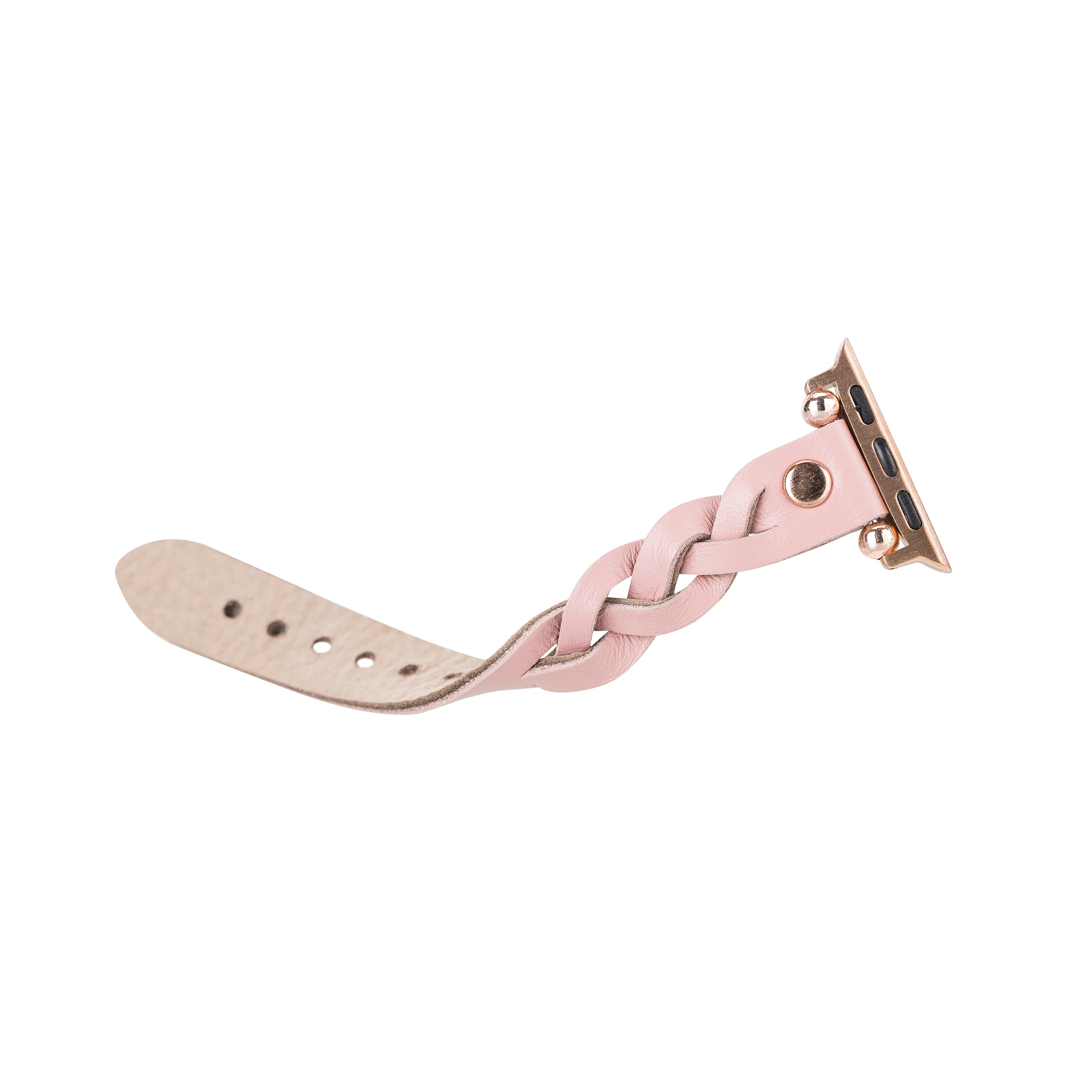 Wanda Braided Fitbit Genuine Leather Watch Band