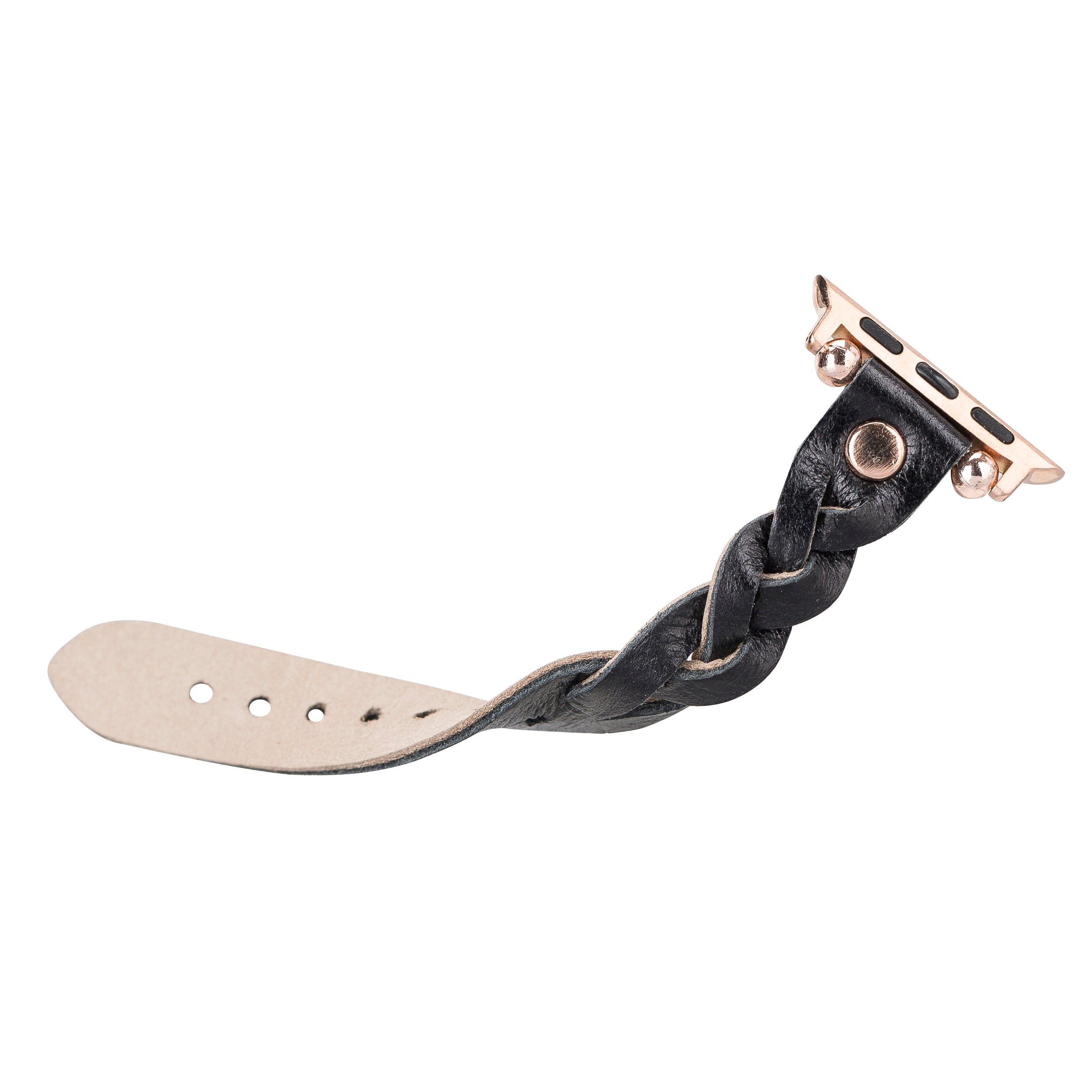 Wanda Braided Fitbit Genuine Leather Watch Band