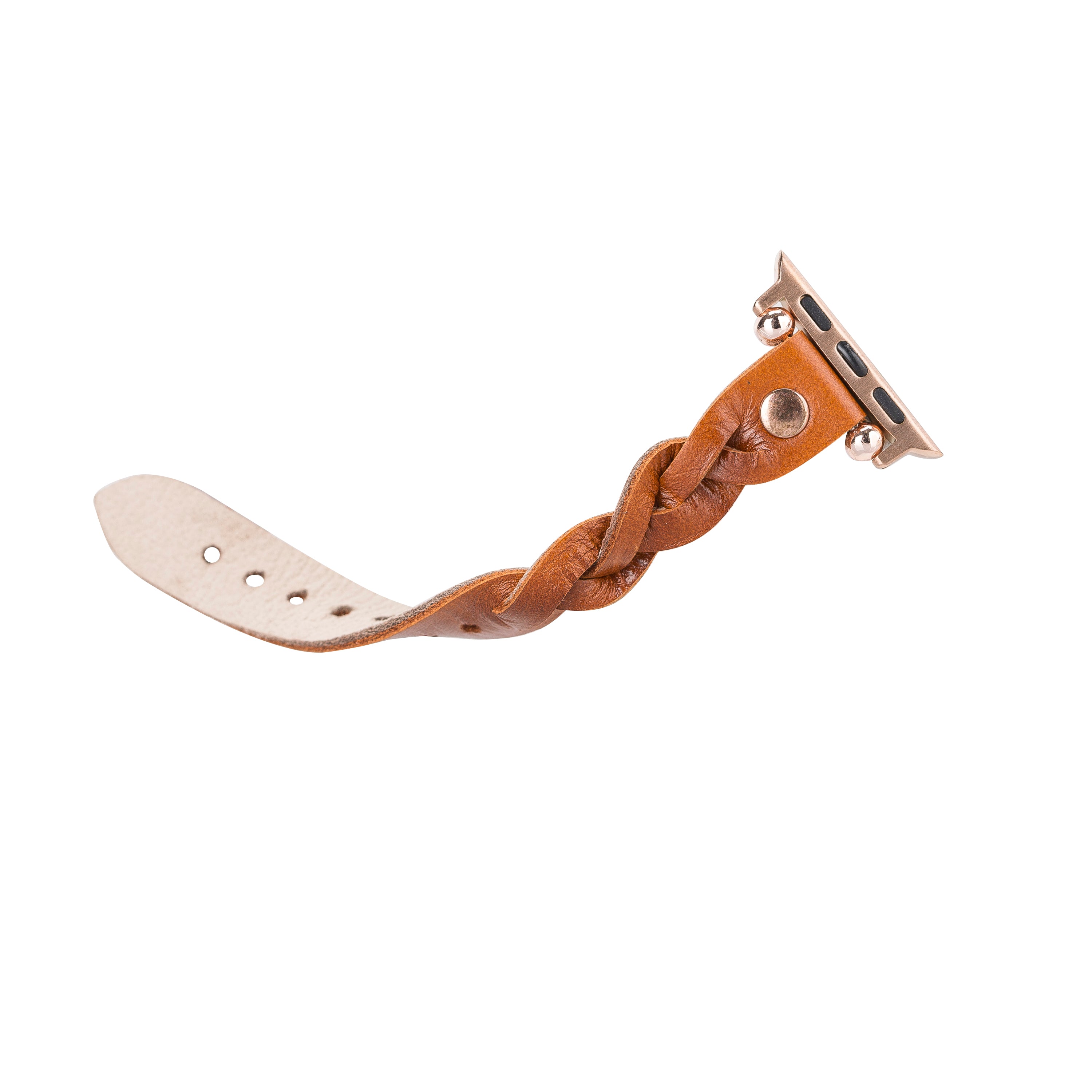 Wanda Braided Fitbit Genuine Leather Watch Band