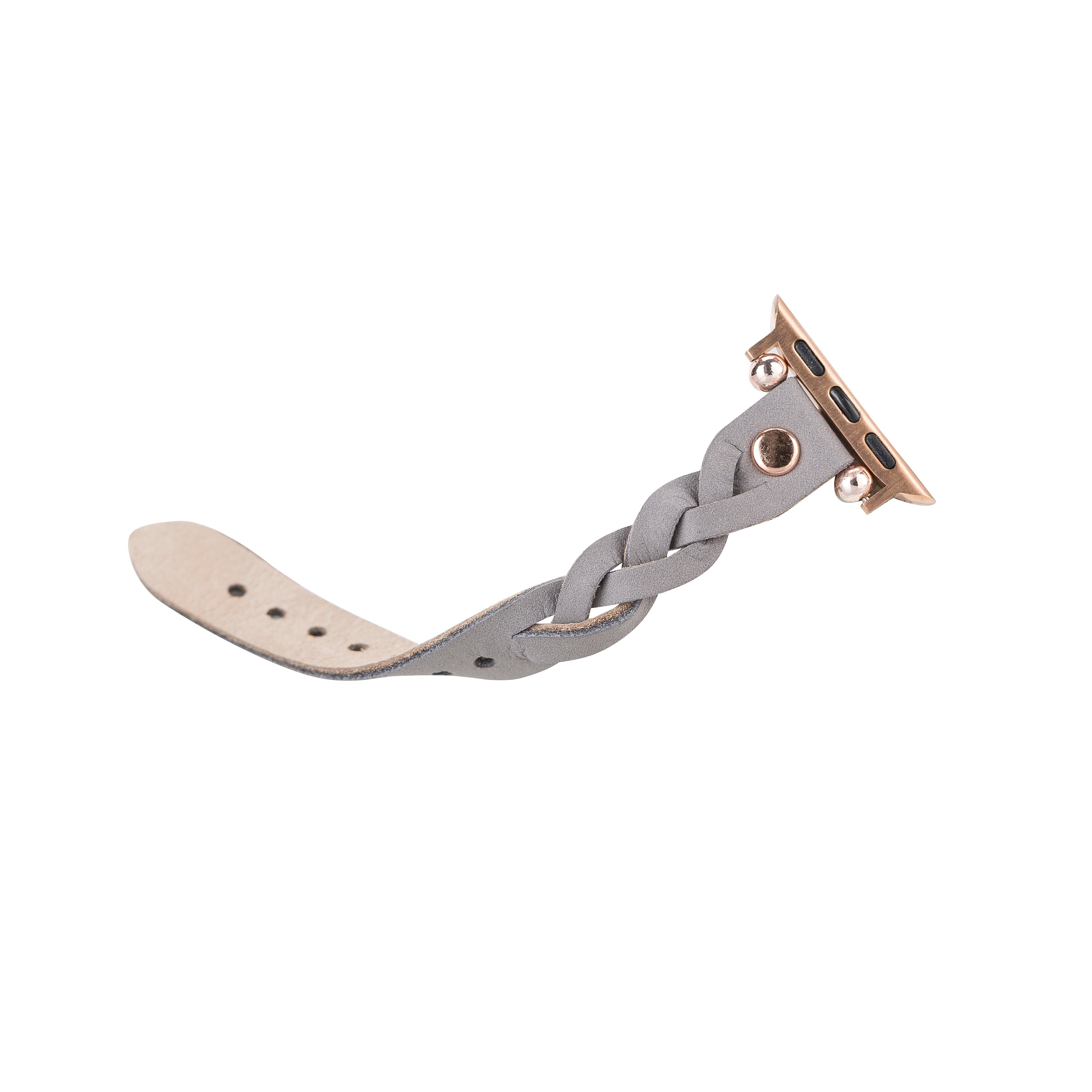 Wanda Braided Fitbit Genuine Leather Watch Band