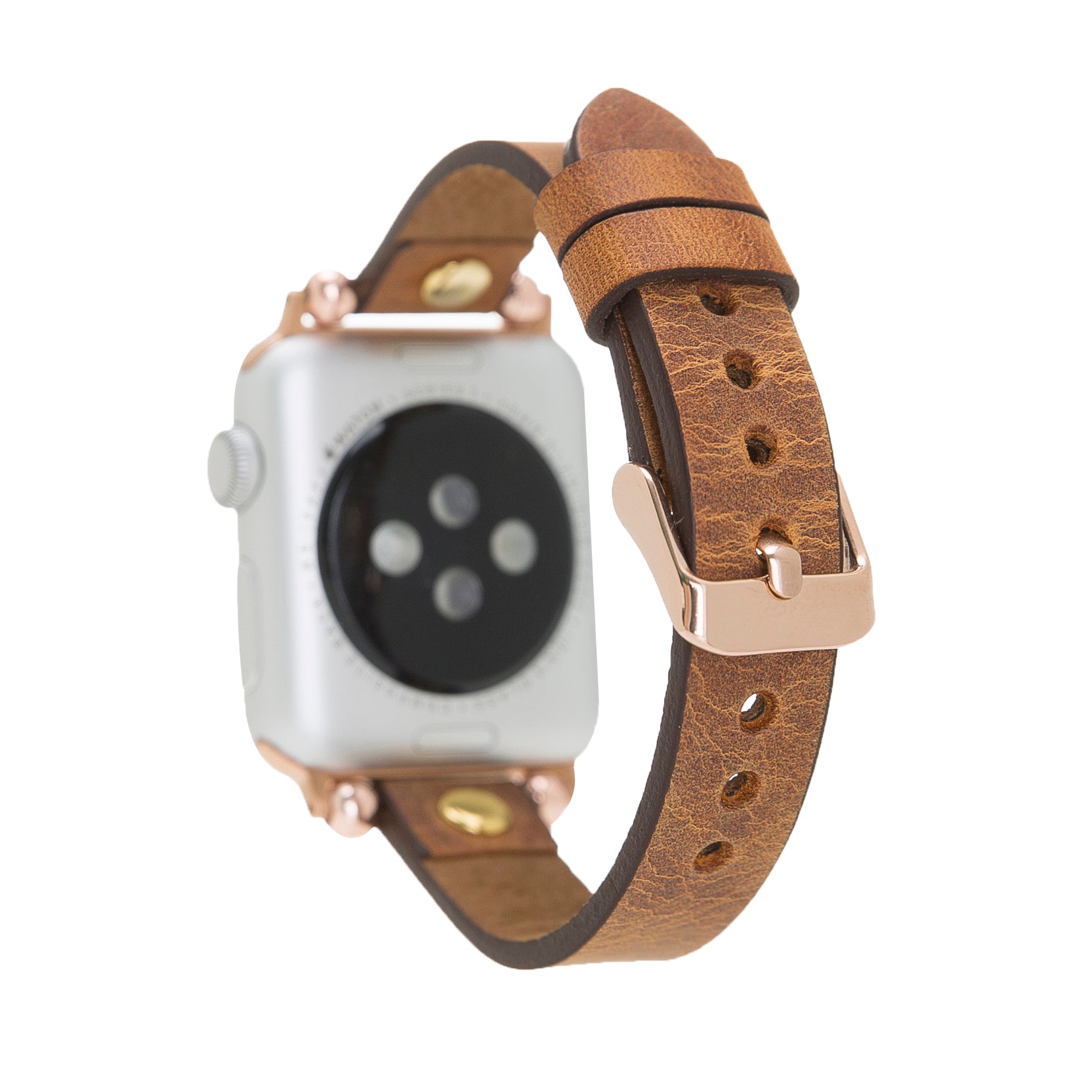 Ferro Camel Apple iWatch Genuine Leather Watch Band
