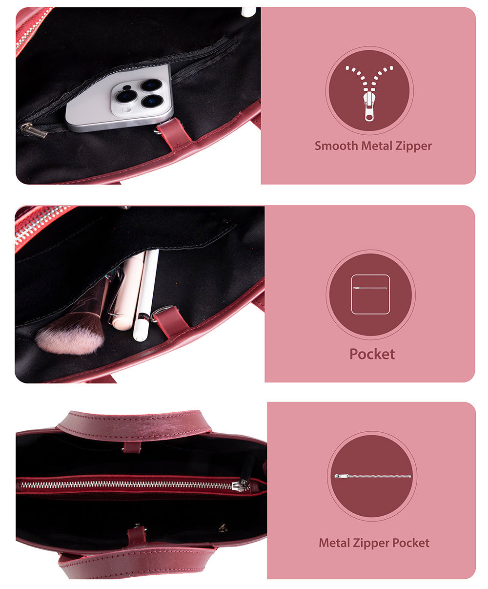 Valetto Genuine Leather Tote Bag