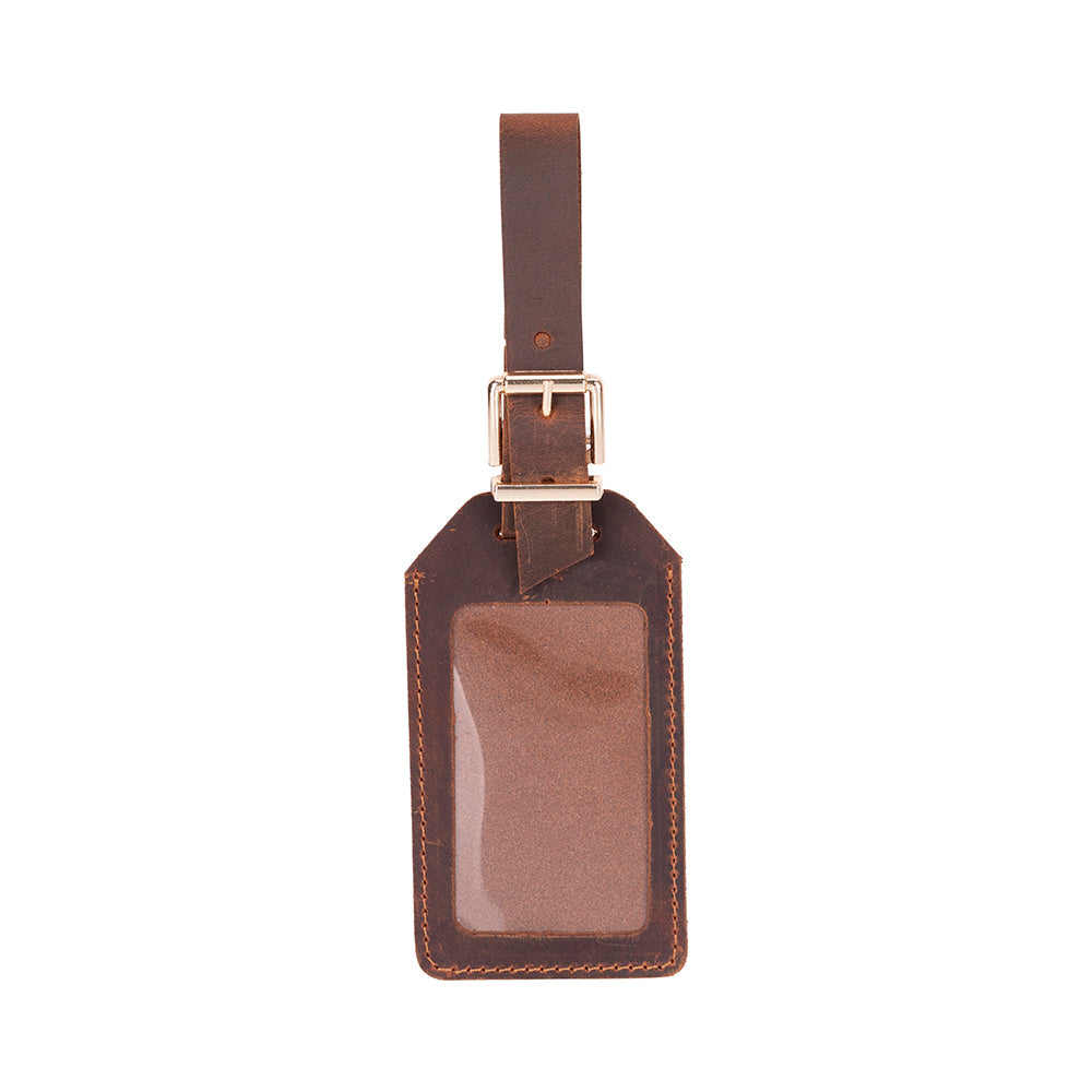 Innovix Genuine Leather Luggage Tag