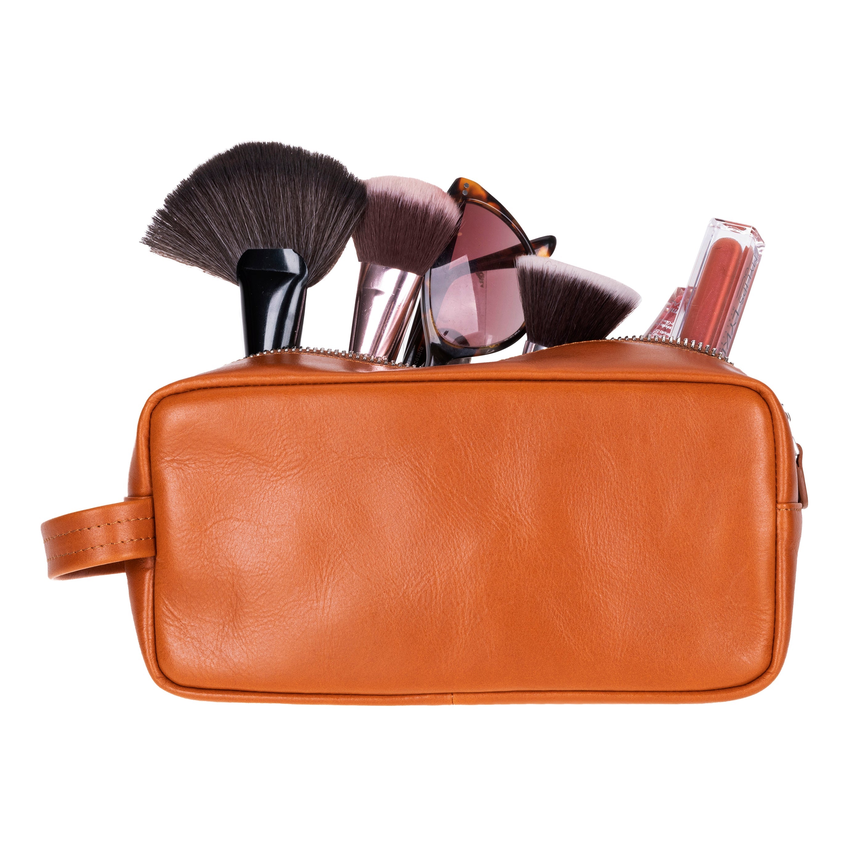 Trousse de toilette Biel en cuir véritable