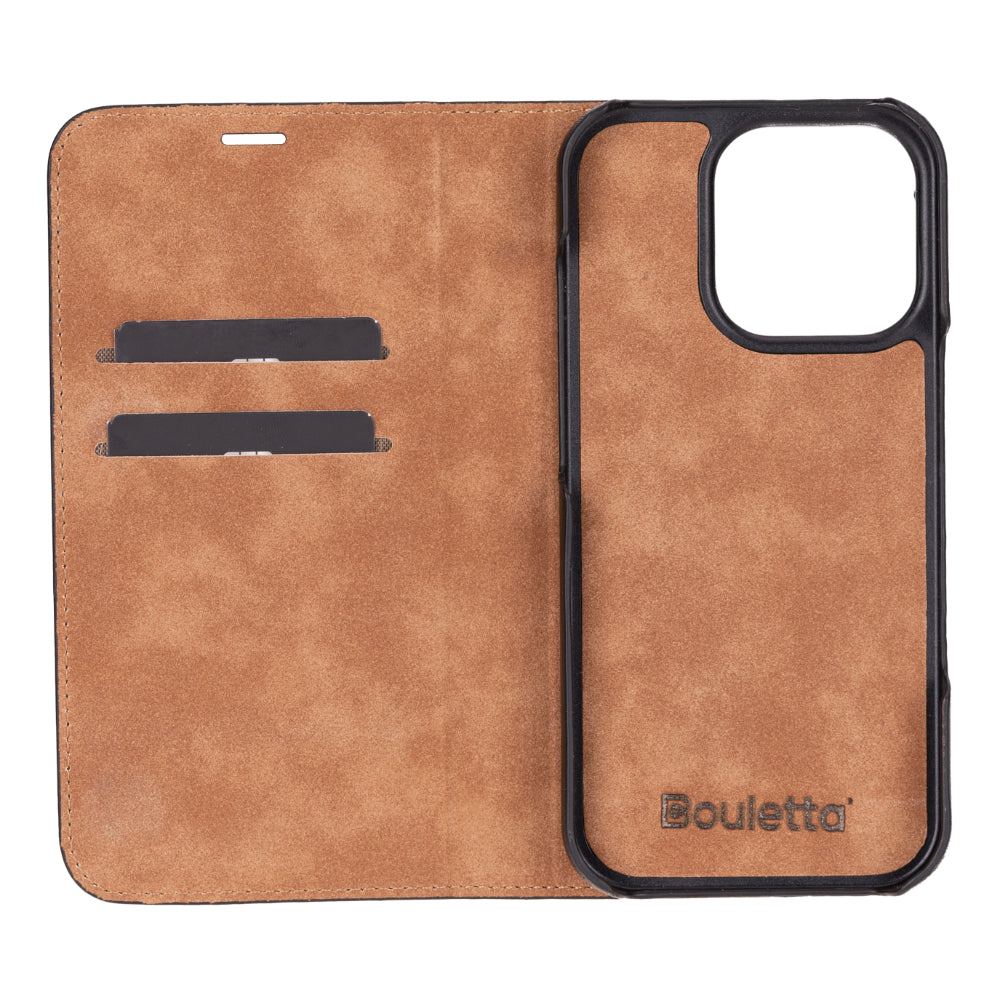 Étui portefeuille en cuir Sonat pour iPhone 16 Pro (6,3")