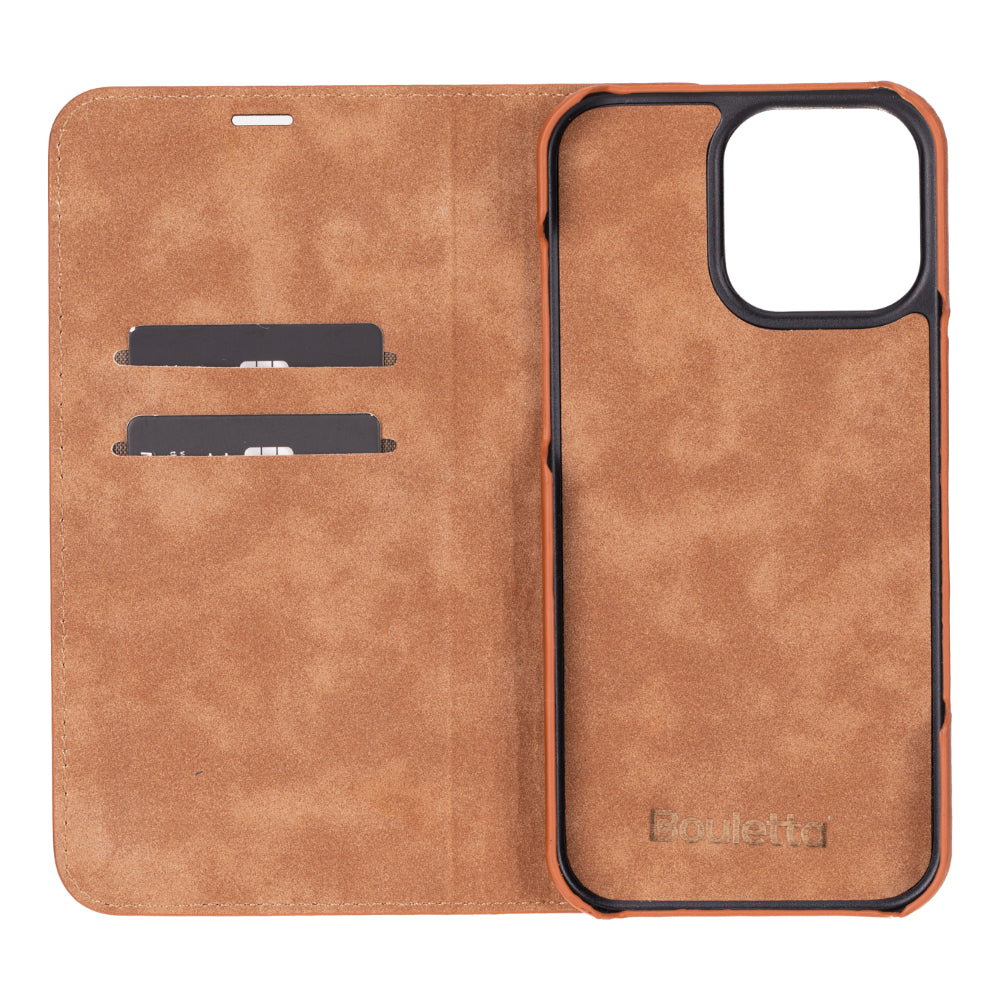 Étui portefeuille en cuir Sonat pour iPhone 16 Pro (6,3")