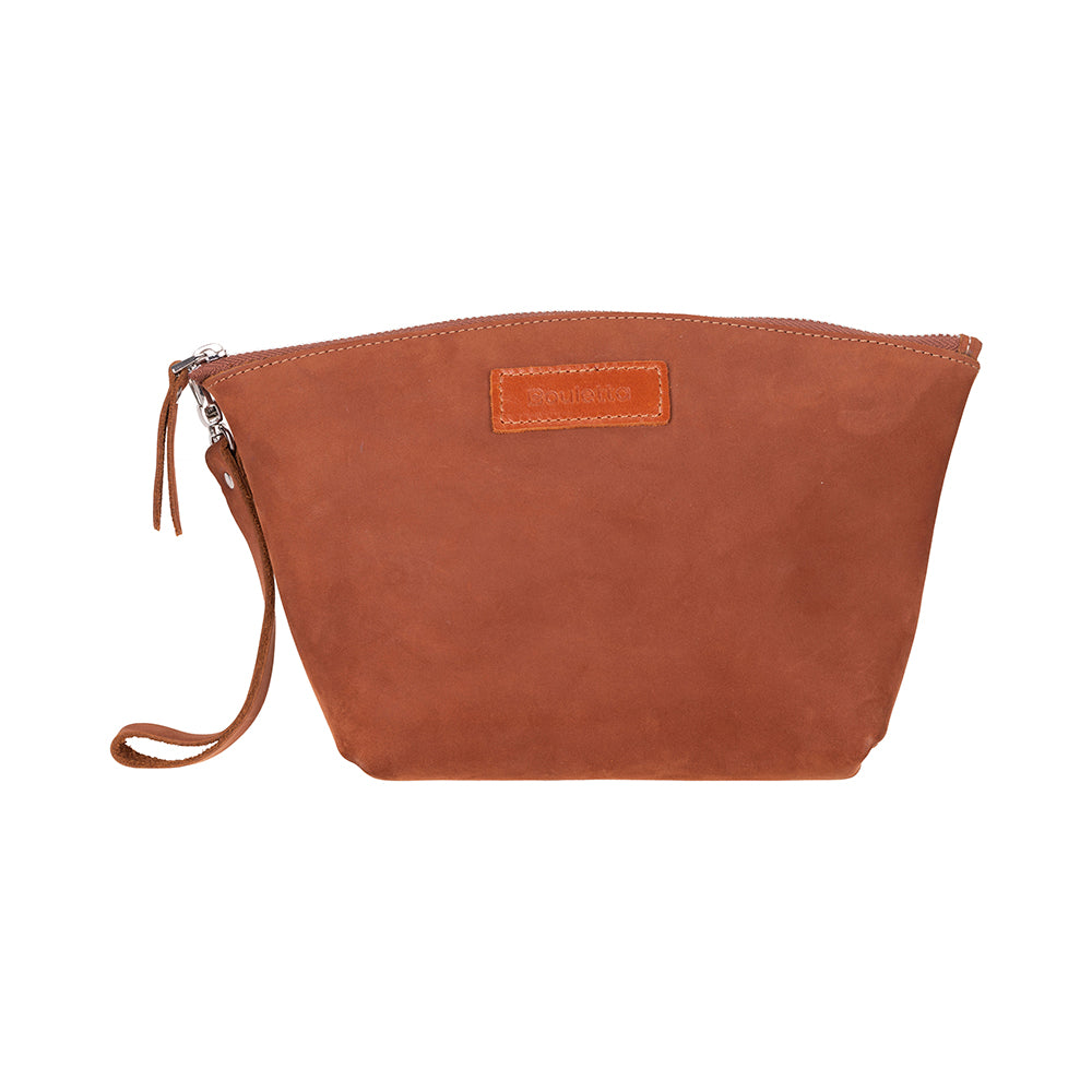 Nimora Genuine Leather Dopp Kit Make Up Bag