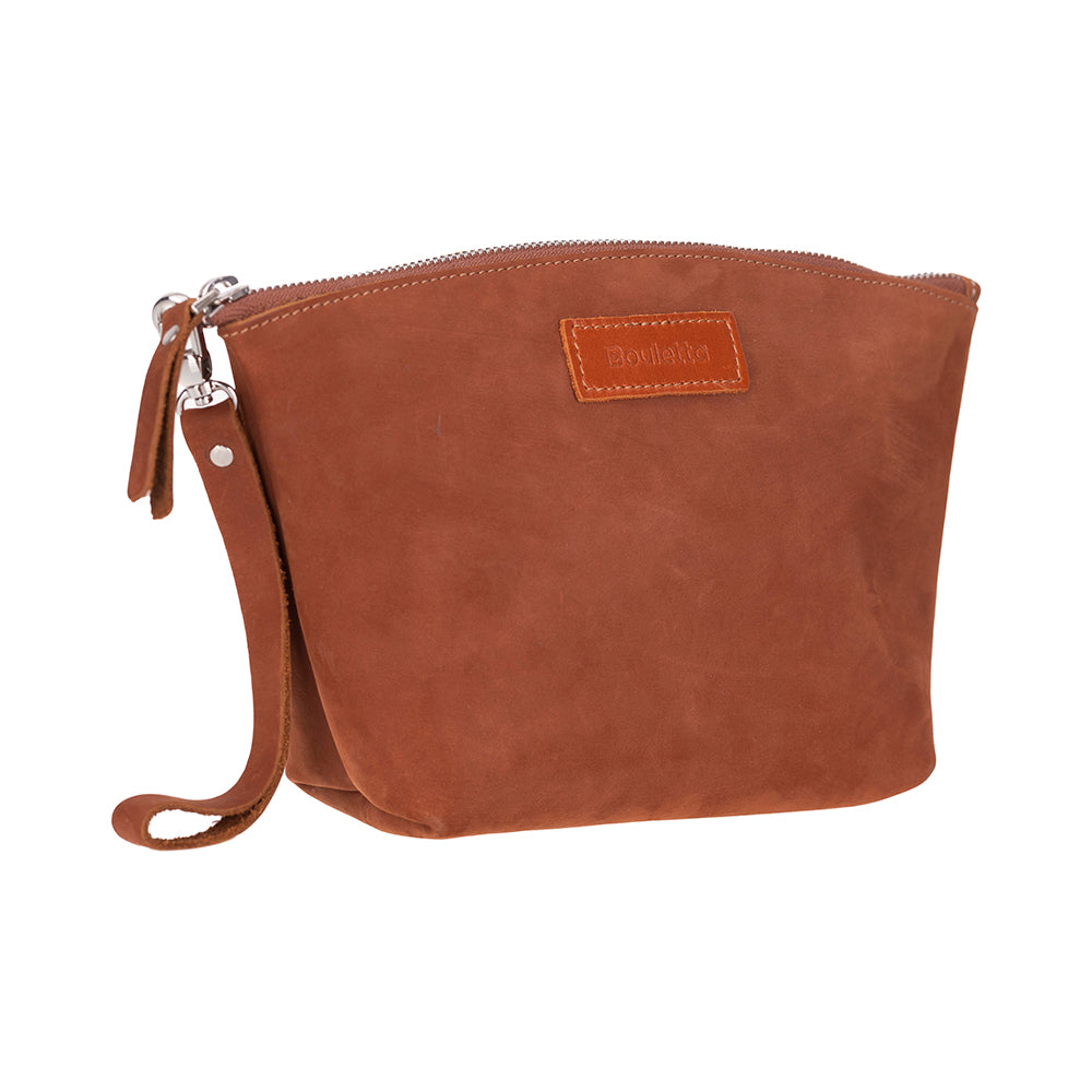 Nimora Genuine Leather Dopp Kit Make Up Bag