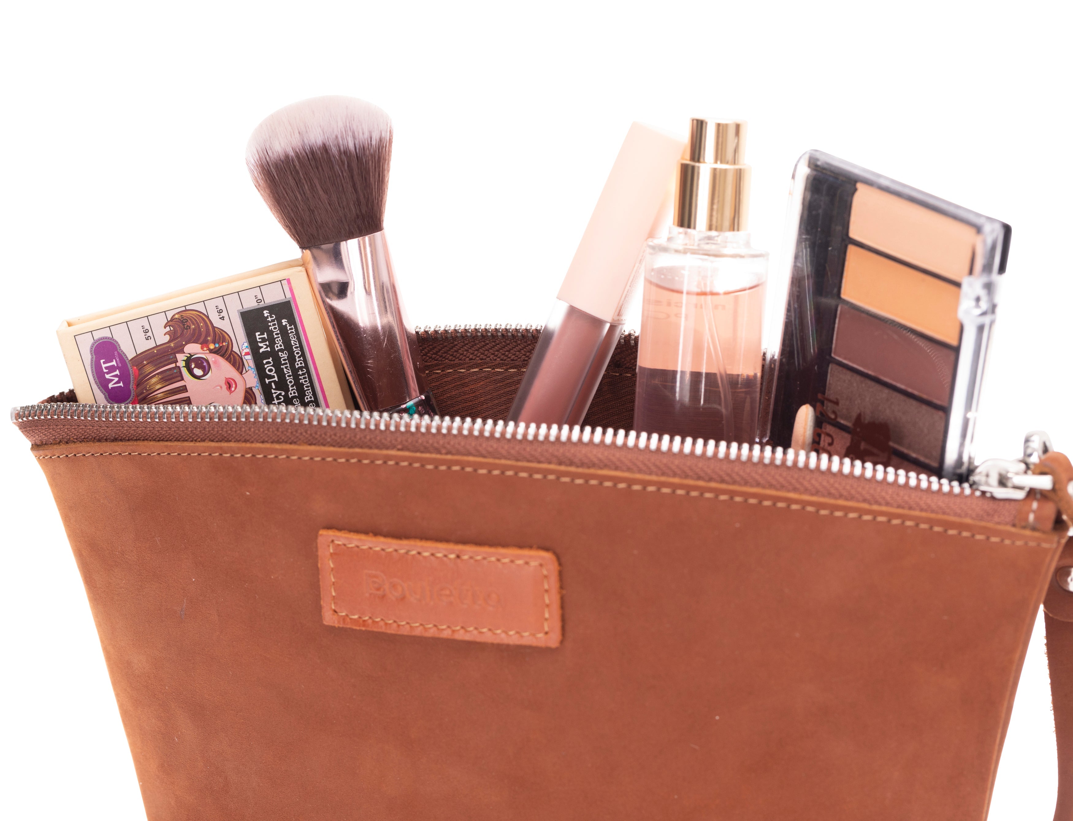 Nimora Genuine Leather Dopp Kit Make Up Bag