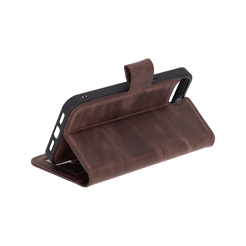 Magic iPhone 16E Detachable Leather Wallet Case