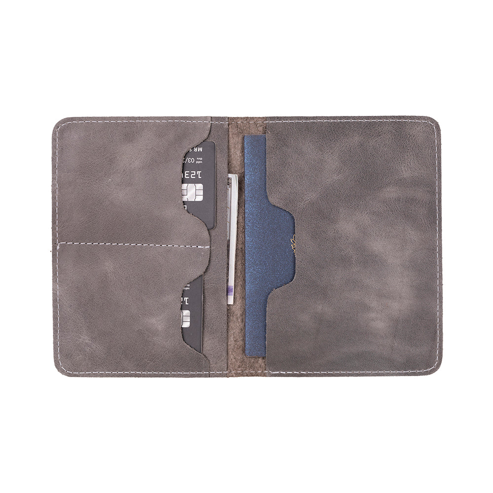 Portefeuille passeport en cuir Viaggio