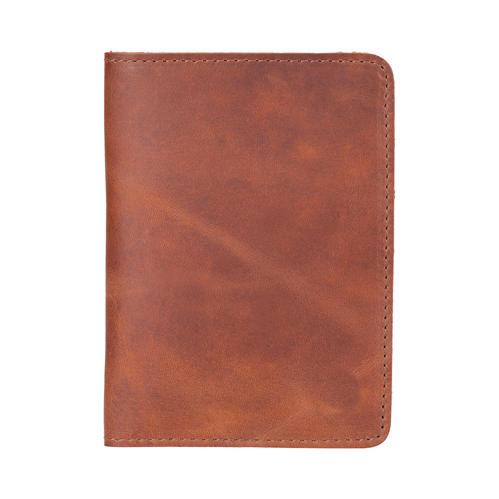 Portefeuille passeport en cuir Viaggio
